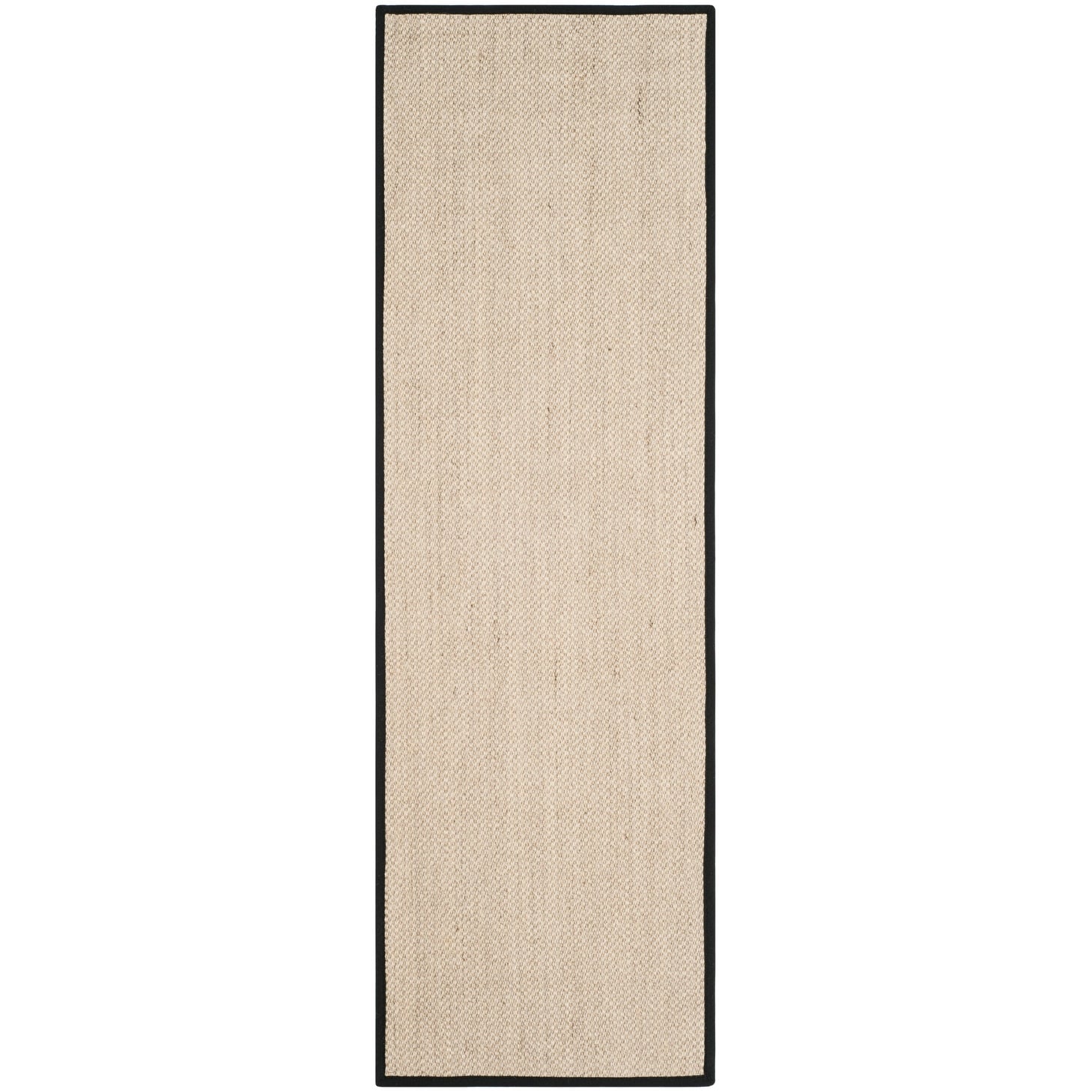 Tapis en sisal à bordure décontractée Lorine en fibre naturelle SAFAVIEH