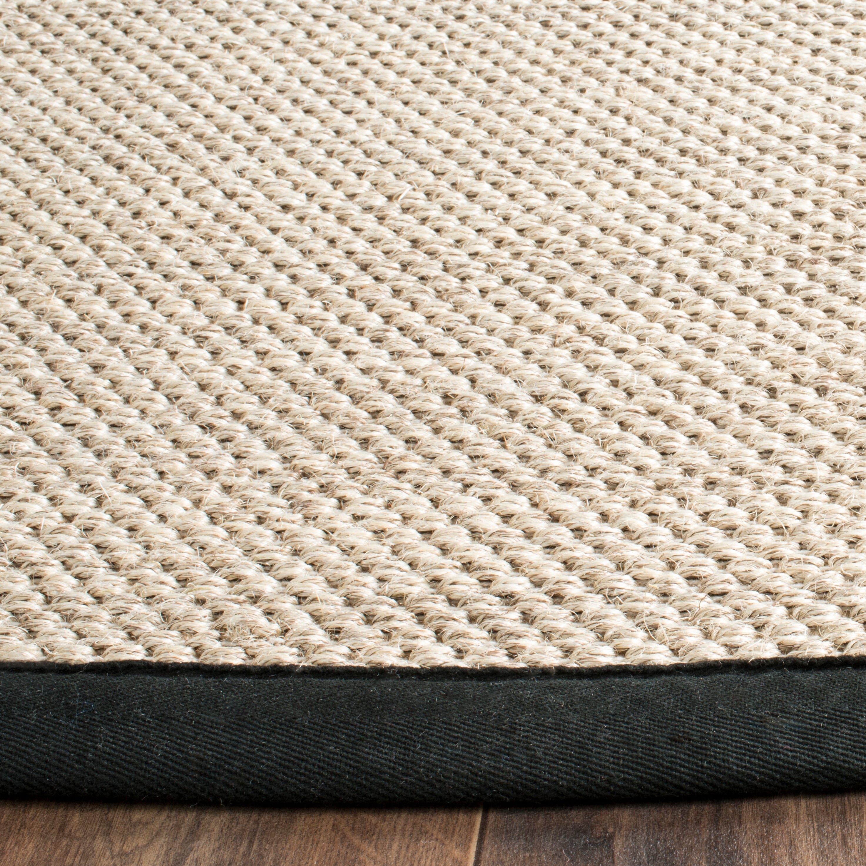 Tapis en sisal à bordure décontractée Lorine en fibre naturelle SAFAVIEH