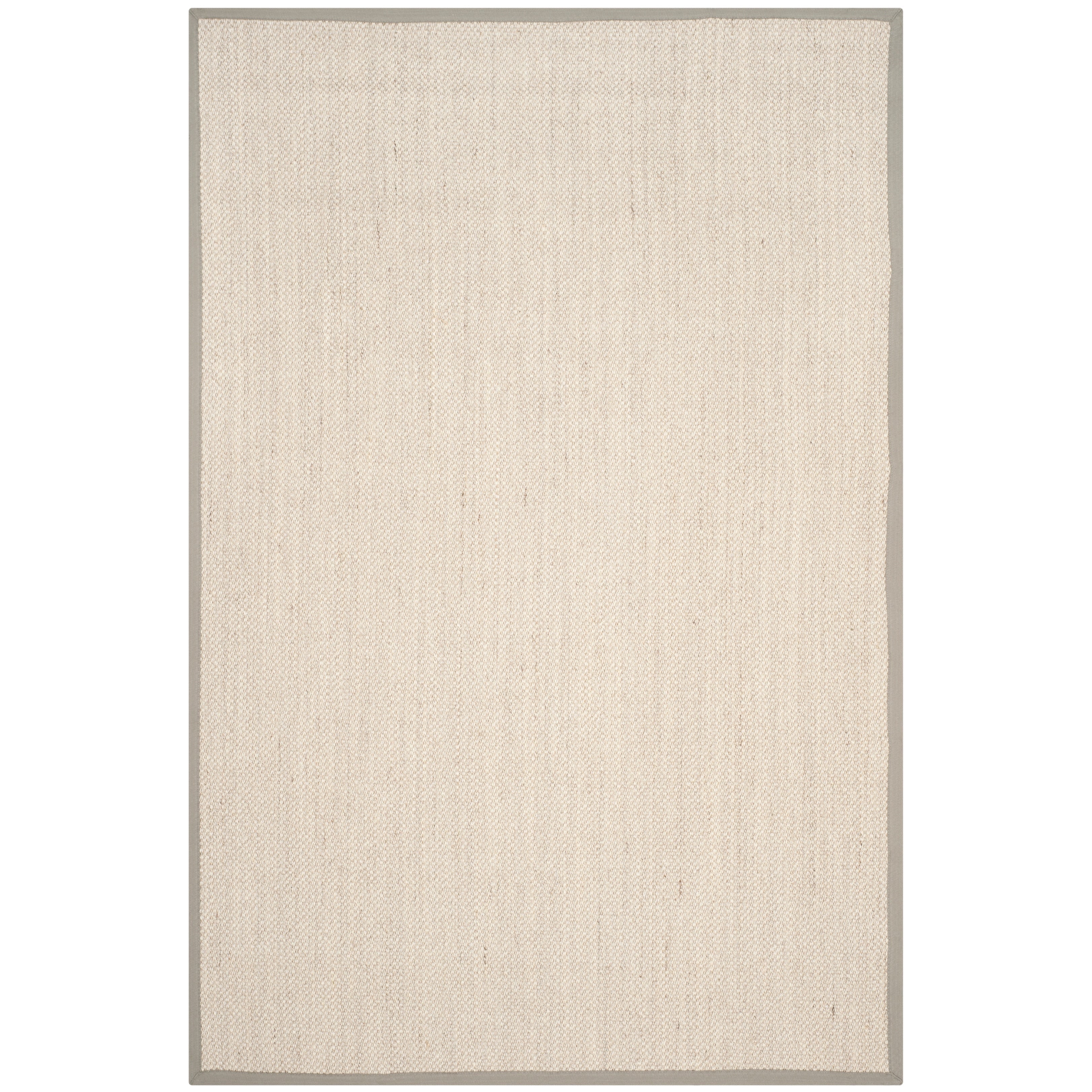 Tapis en sisal à bordure décontractée Lorine en fibre naturelle SAFAVIEH