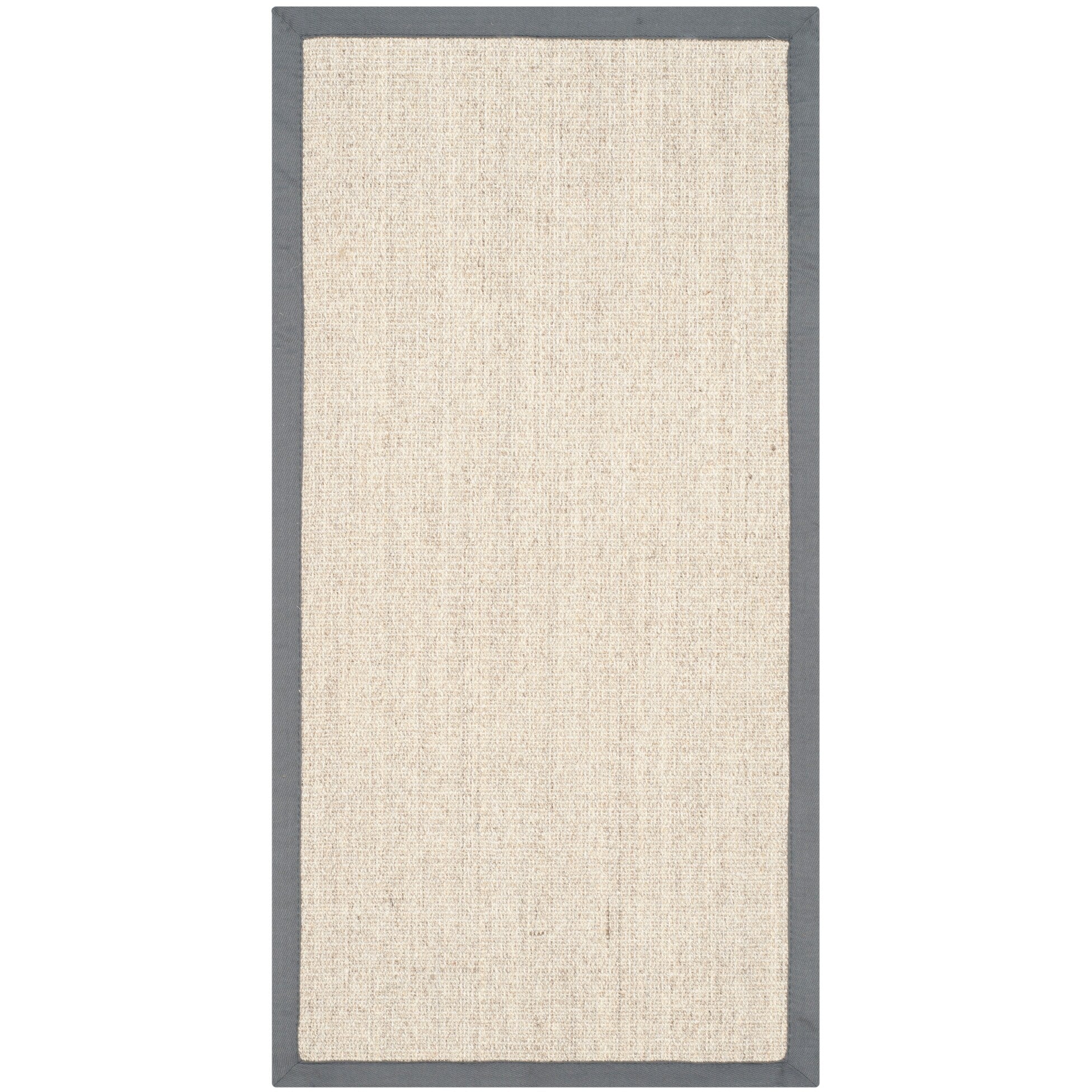 Tapis en sisal à bordure Madelyn en fibre naturelle SAFAVIEH