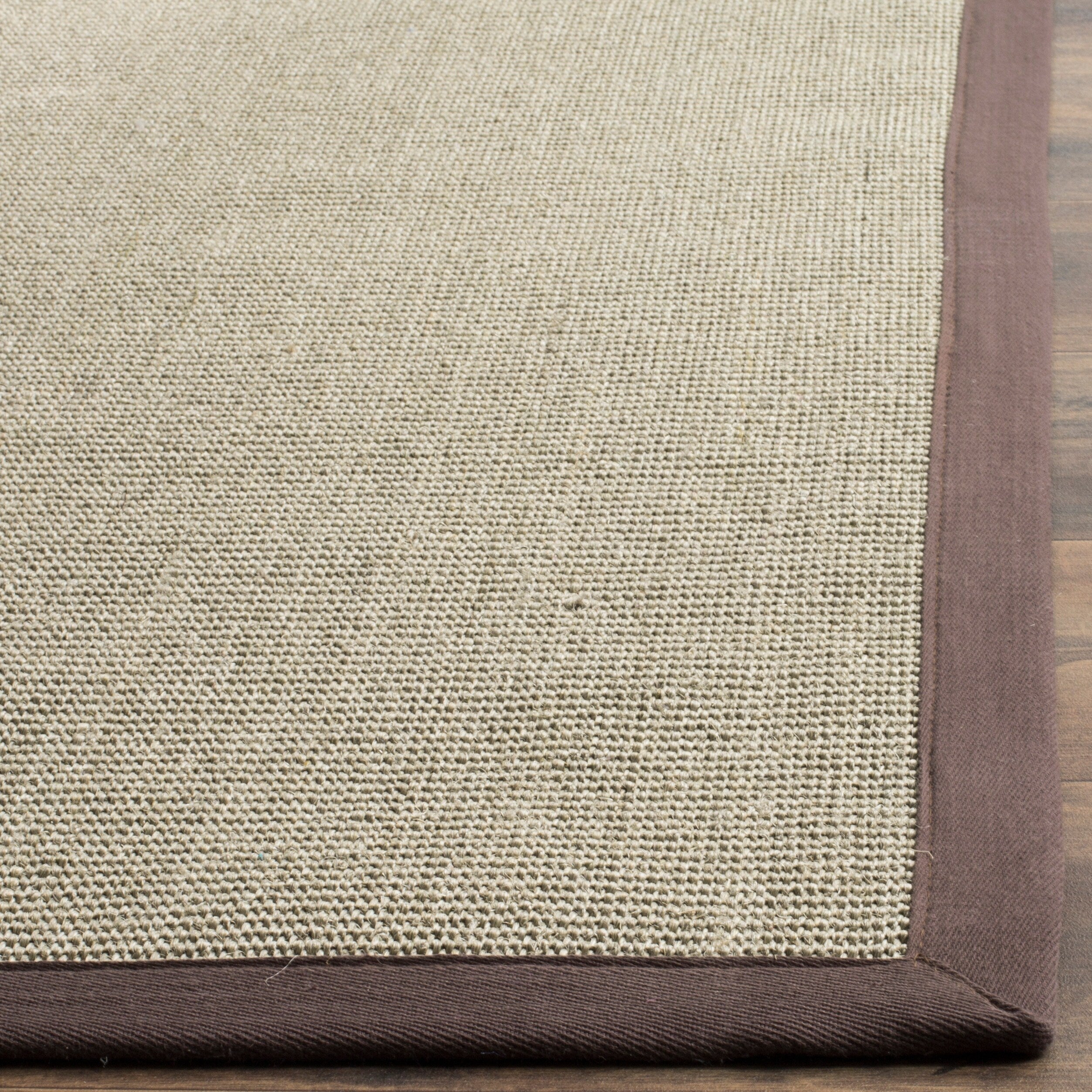 Tapis en sisal à bordure Madelyn en fibre naturelle SAFAVIEH