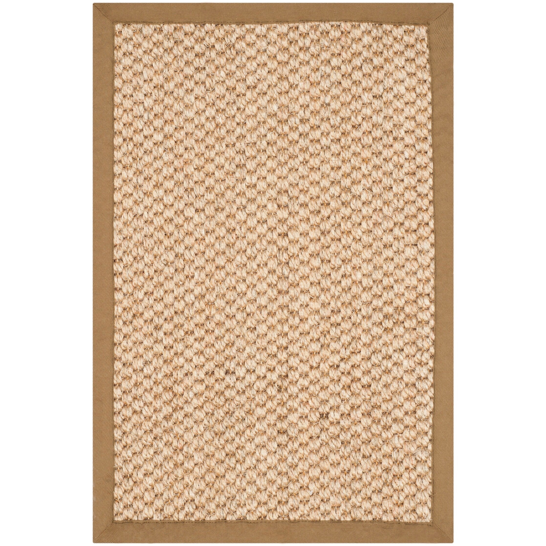 Tapis en sisal Mira Giesela en fibre naturelle SAFAVIEH