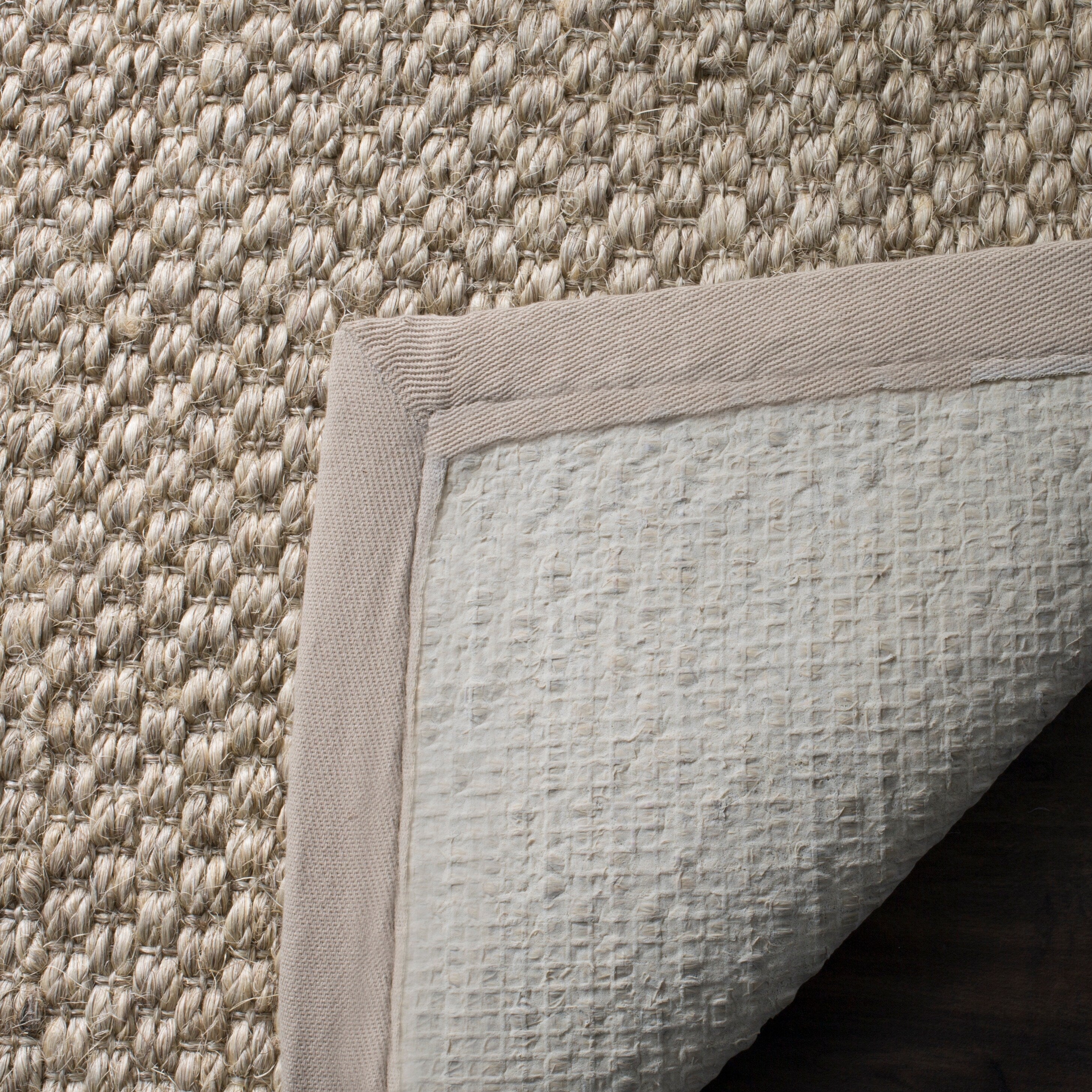 Tapis en sisal Mira Giesela en fibre naturelle SAFAVIEH