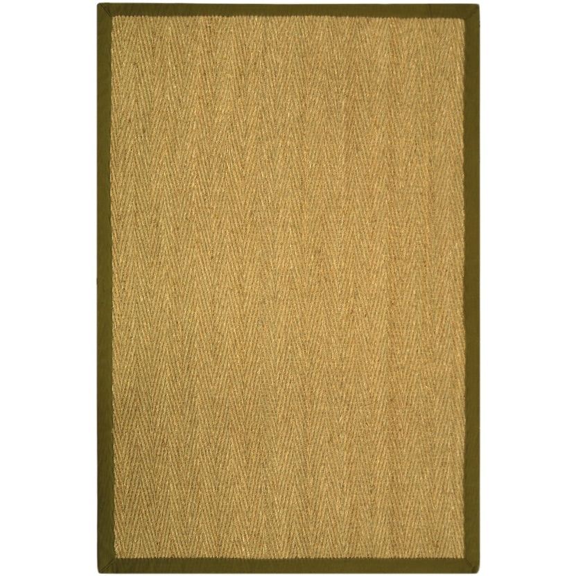 Tapis en jonc de mer à chevrons et à motif Trilby en fibres naturelles SAFAVIEH