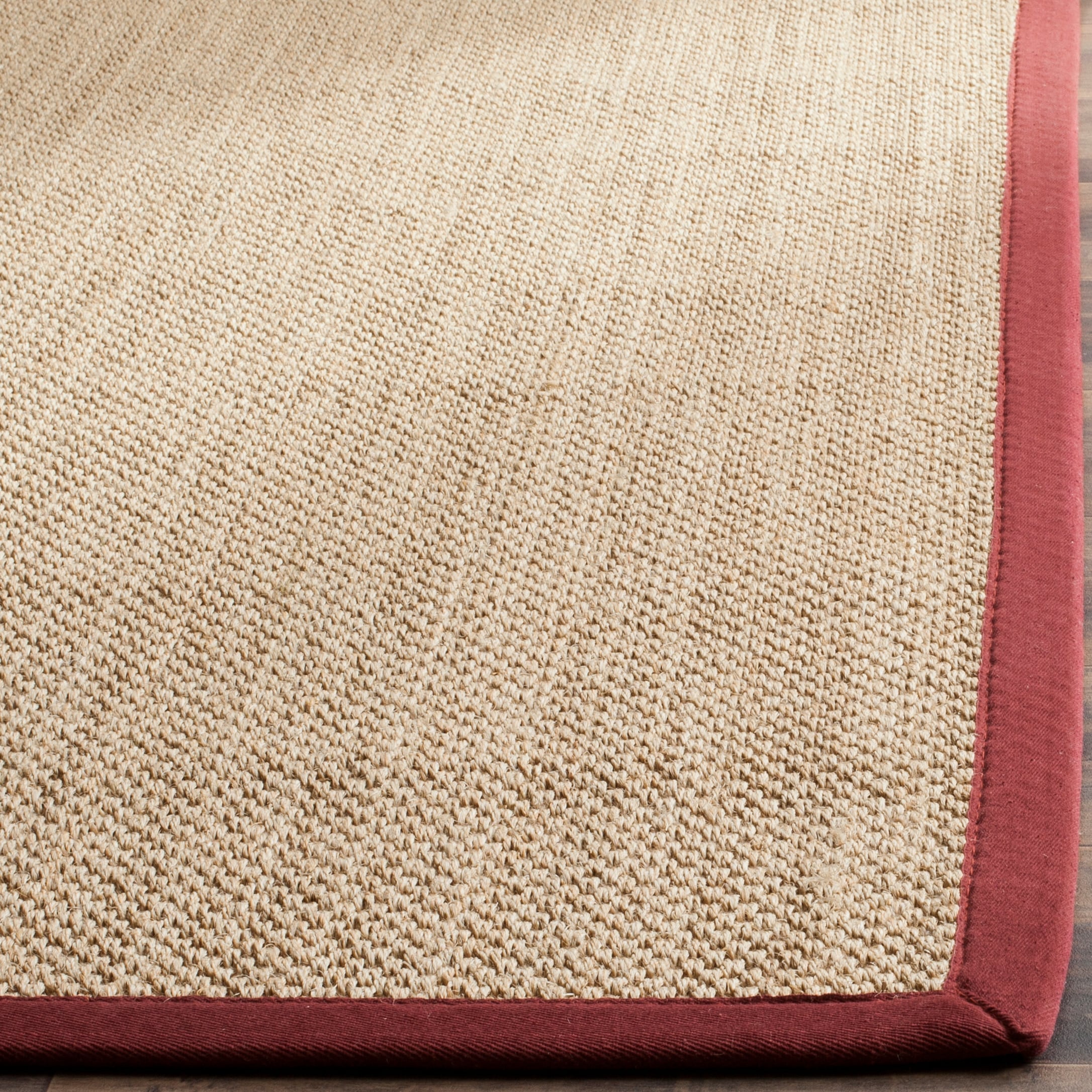 Tapis en sisal à bordure décontractée Venus en fibre naturelle SAFAVIEH
