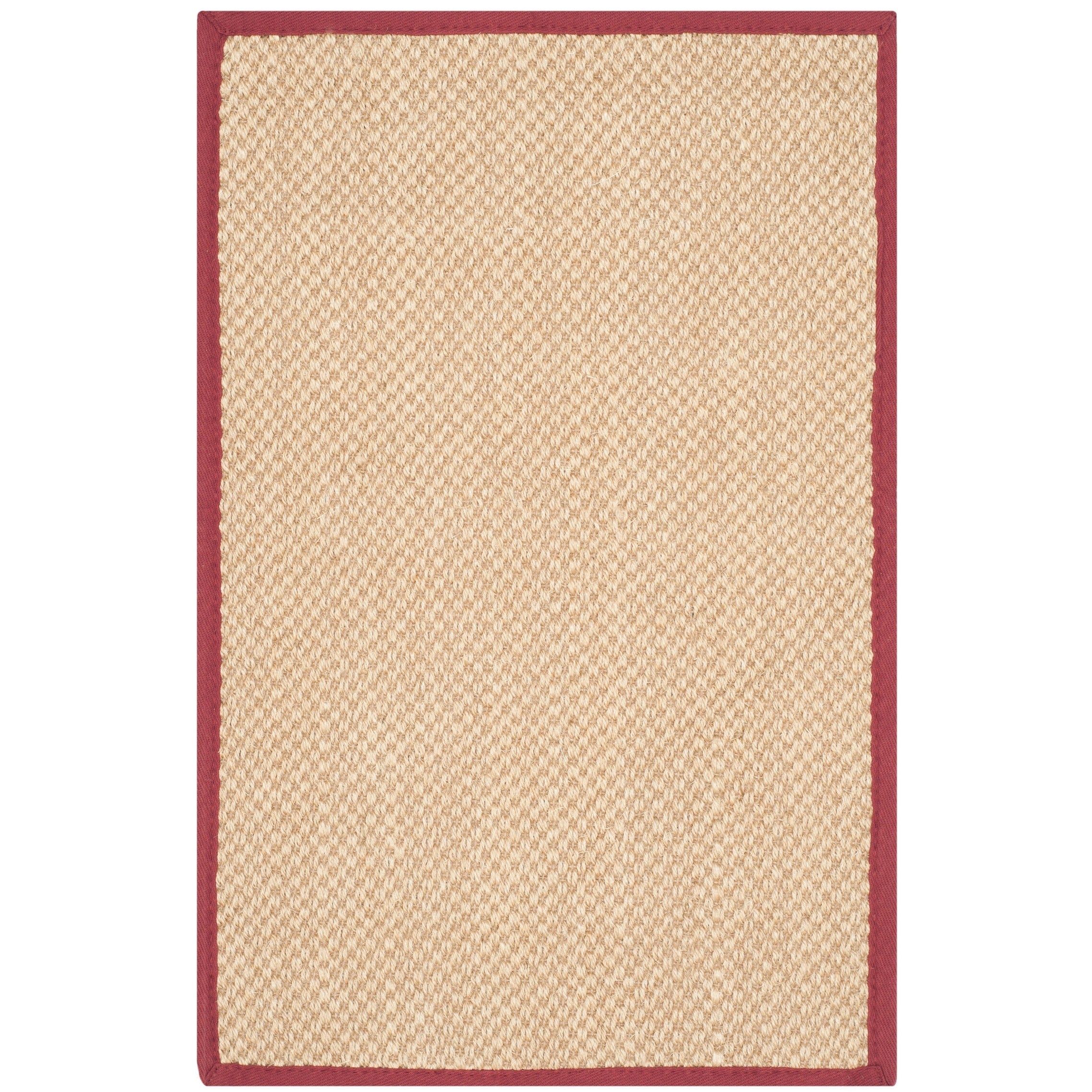 Tapis en sisal à bordure décontractée Venus en fibre naturelle SAFAVIEH