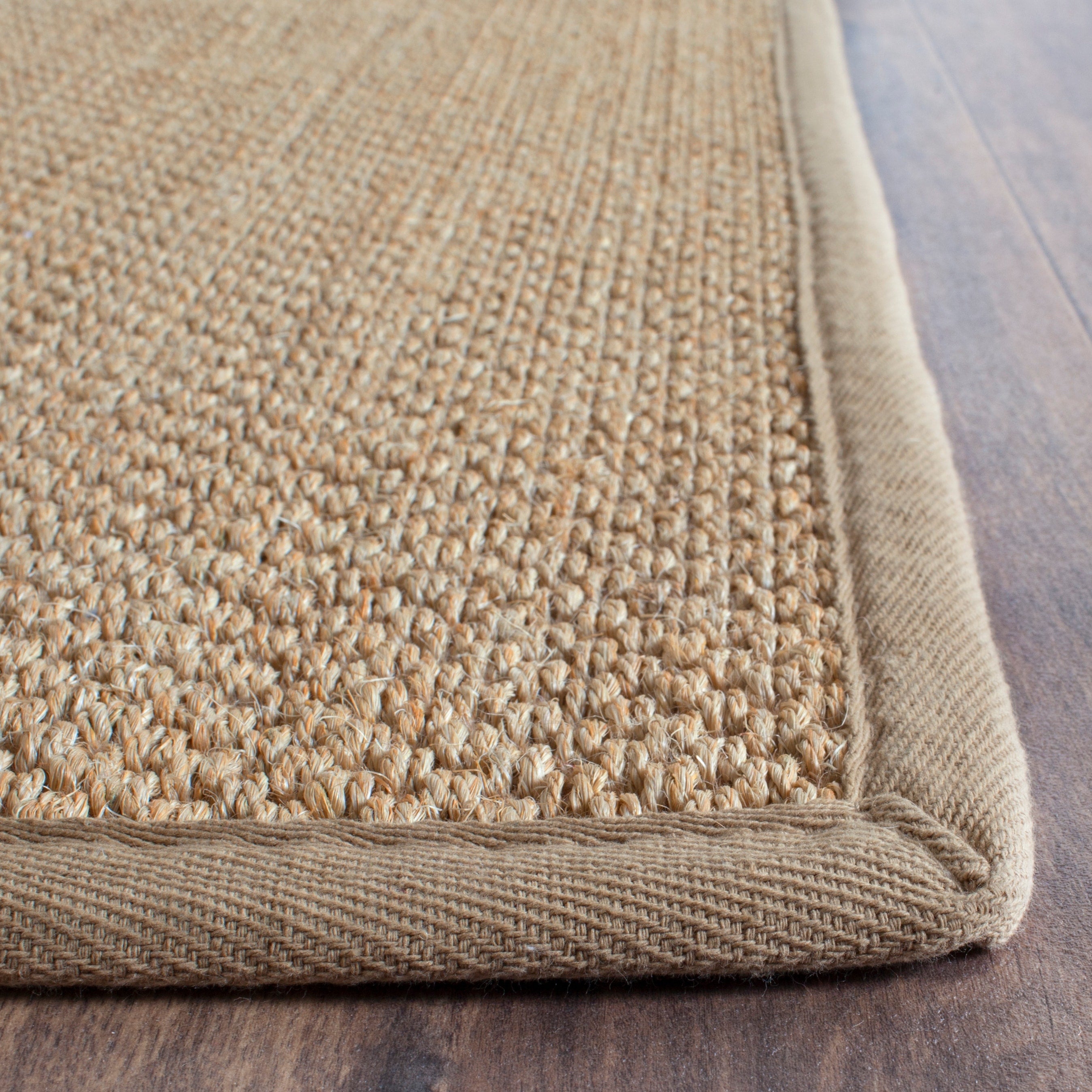 Tapis en sisal à bordure décontractée Venus en fibre naturelle SAFAVIEH