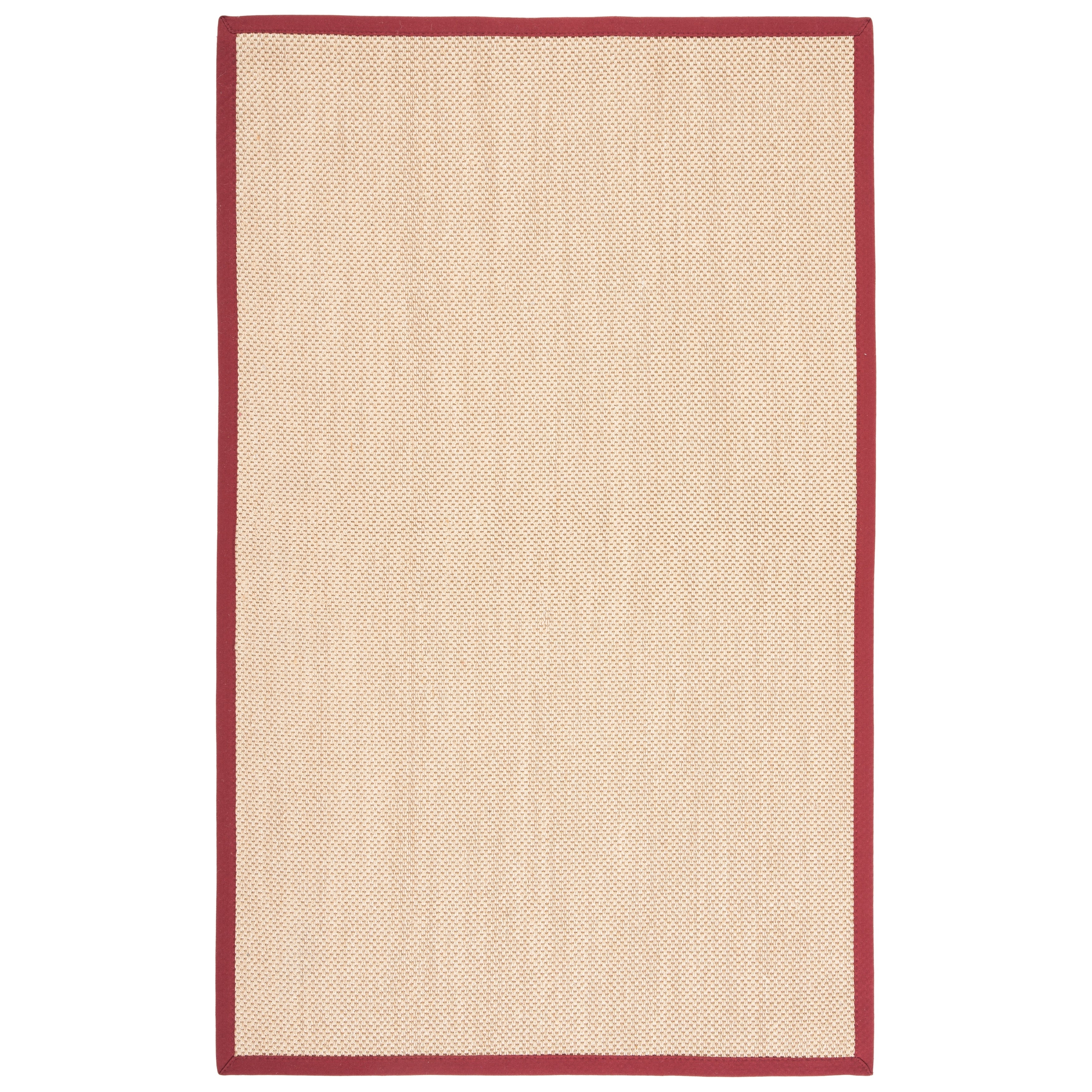 Tapis en sisal à bordure décontractée Venus en fibre naturelle SAFAVIEH