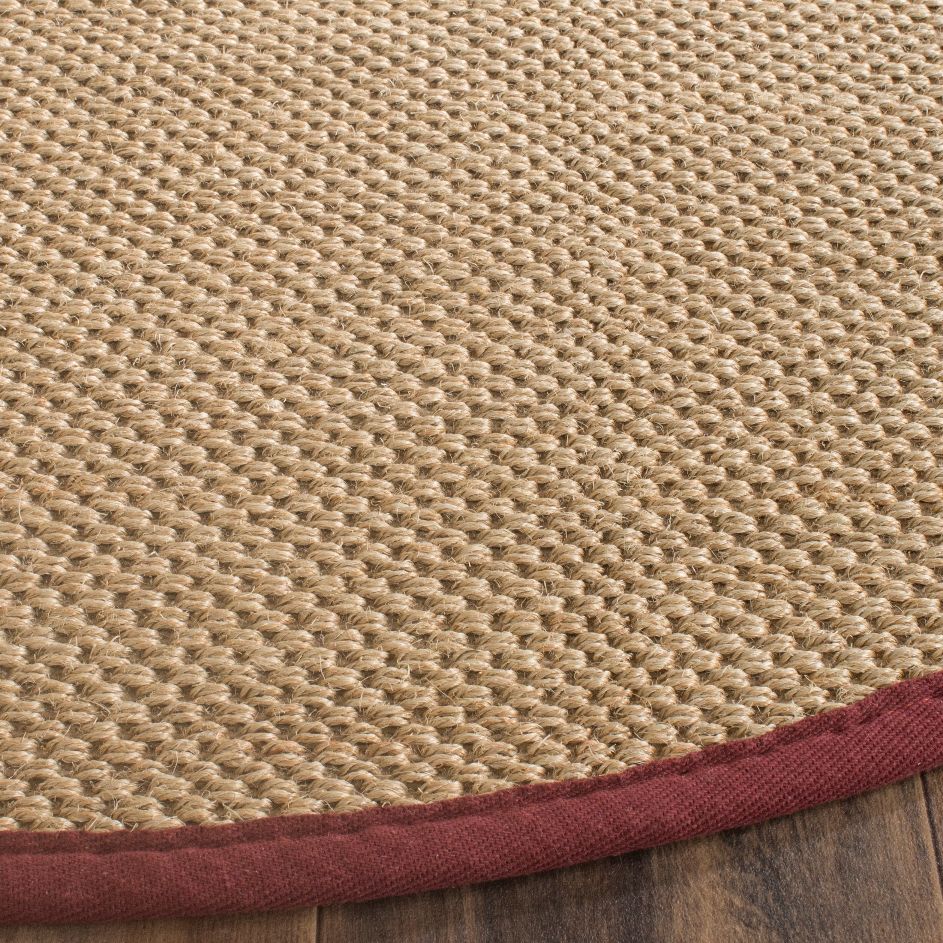 Tapis en sisal à bordure décontractée Venus en fibre naturelle SAFAVIEH