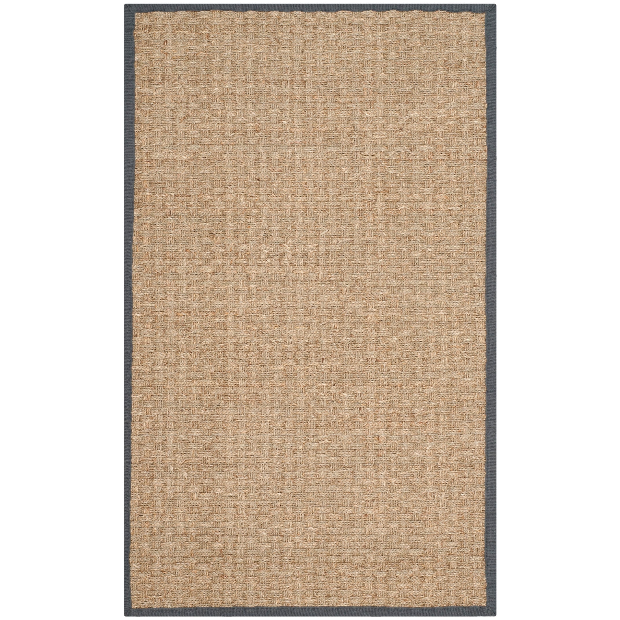 Tapis en jonc de mer tissé en fibre naturelle Zymryd SAFAVIEH