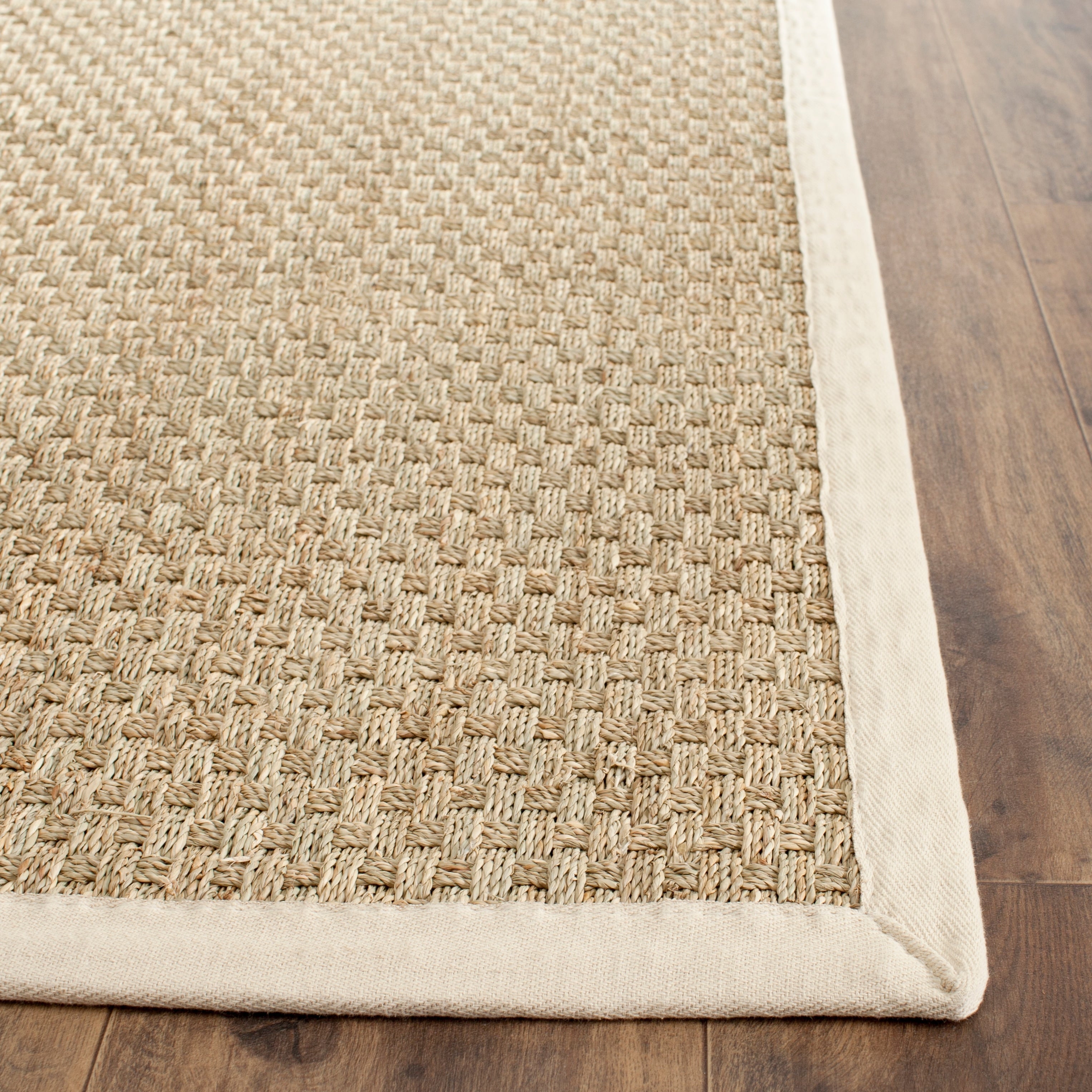 Tapis en jonc de mer tissé en fibre naturelle Zymryd SAFAVIEH