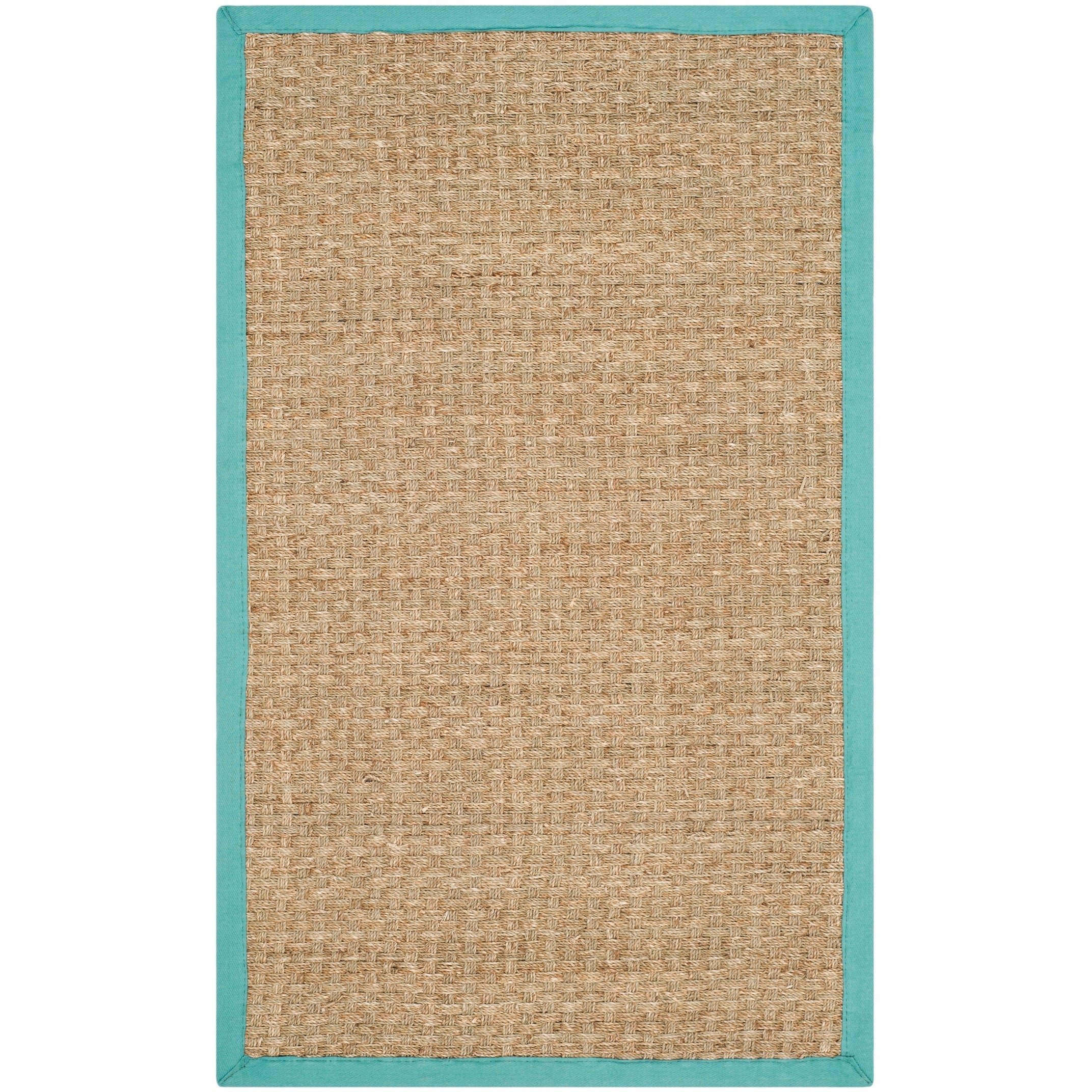 Tapis en jonc de mer tissé en fibre naturelle Zymryd SAFAVIEH