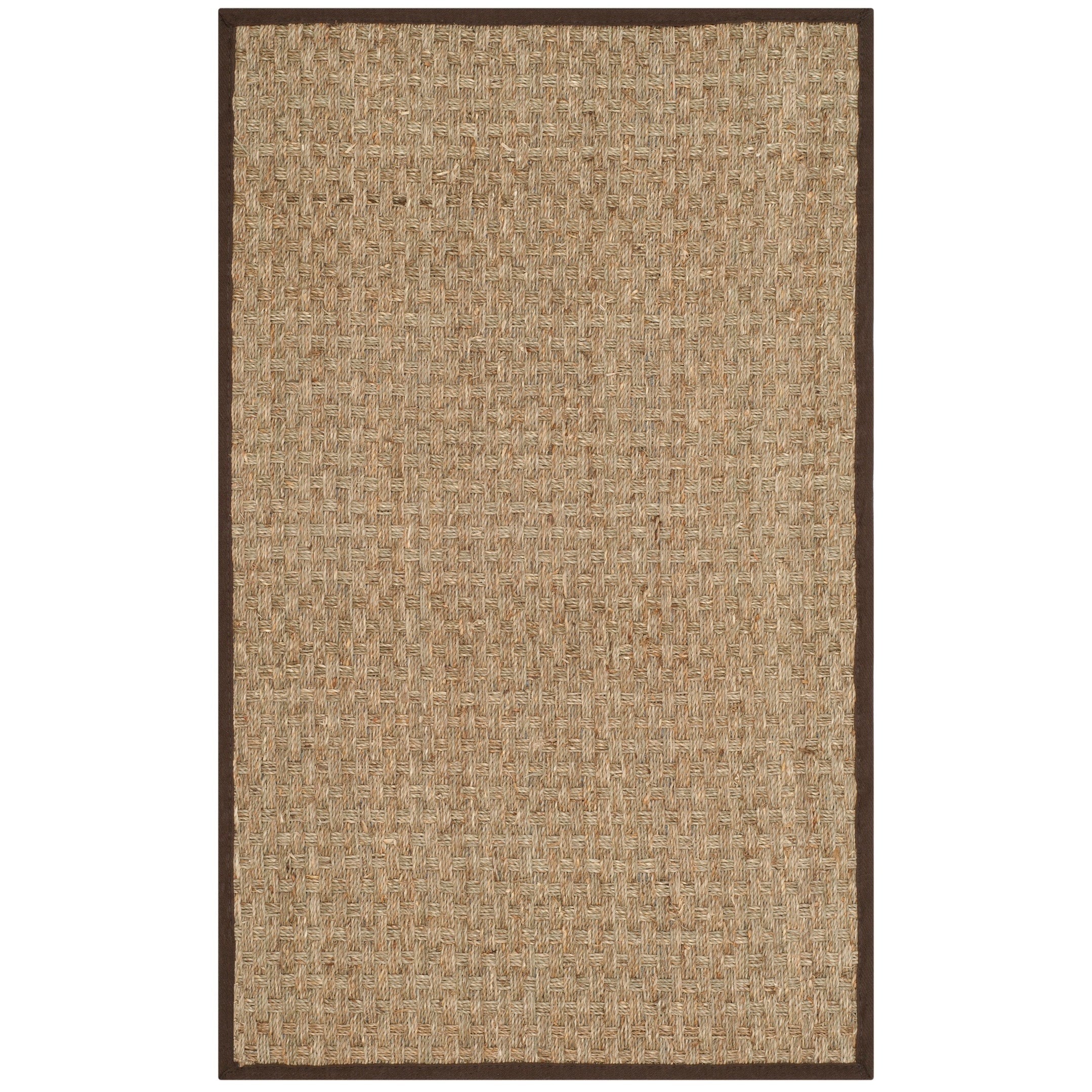 Tapis en jonc de mer tissé en fibre naturelle Zymryd SAFAVIEH