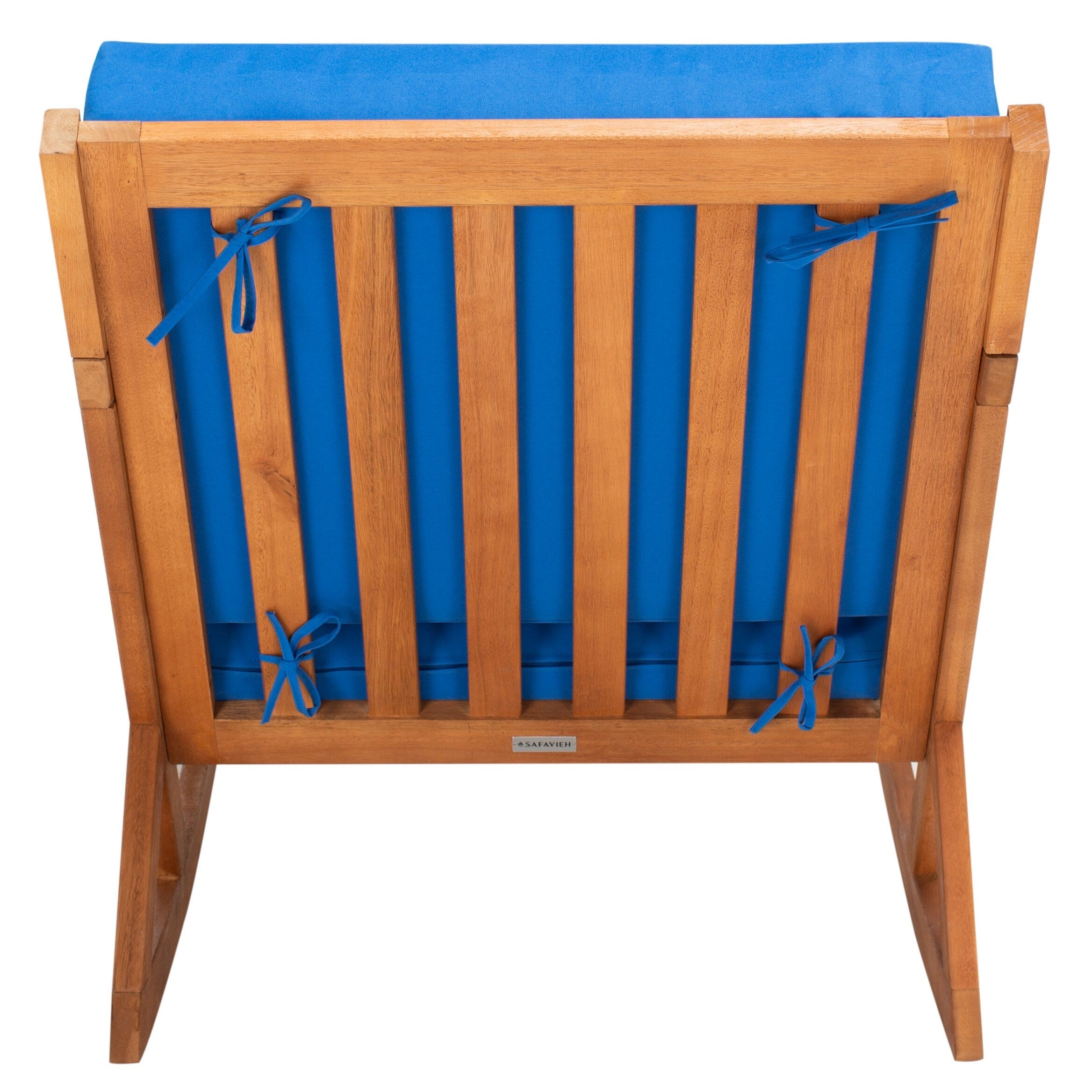 Chaise à bascule d'extérieur Makaila de SAFAVIEH avec coussin - 26 L x 31 P x 38 H