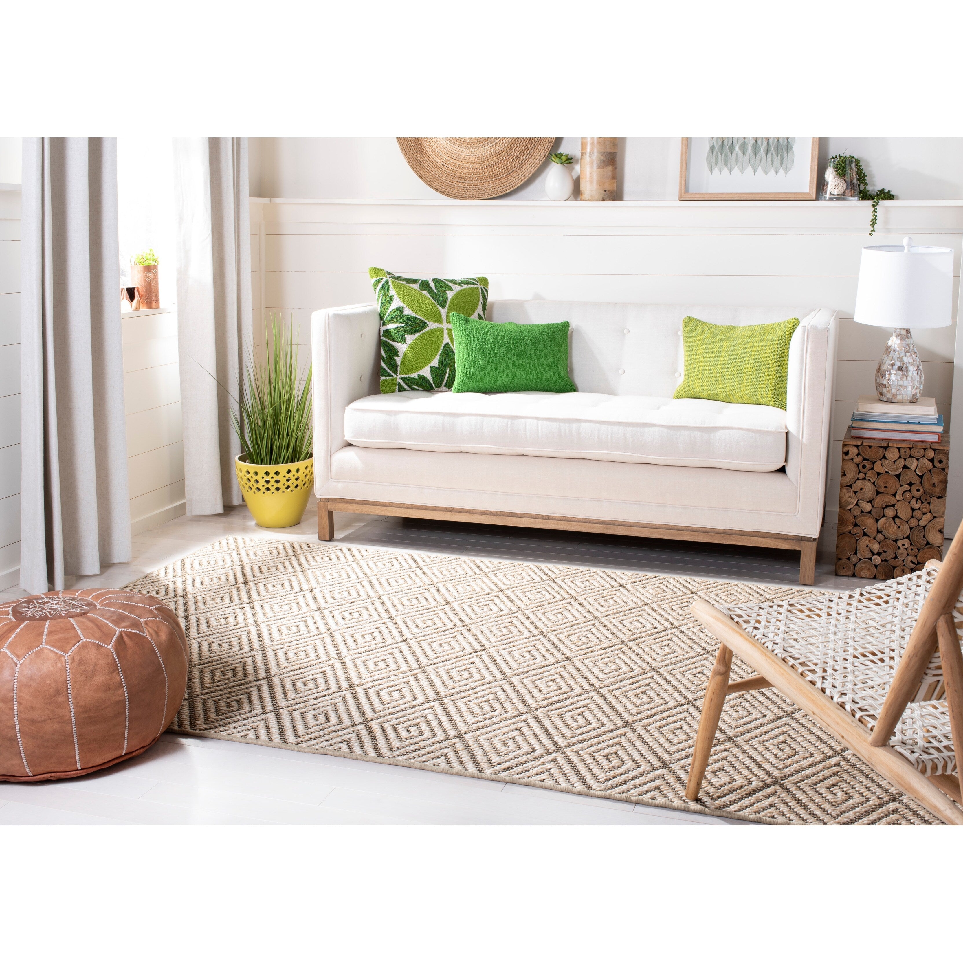Tapis en sisal moderne SAFAVIEH Palm Beach Vennie