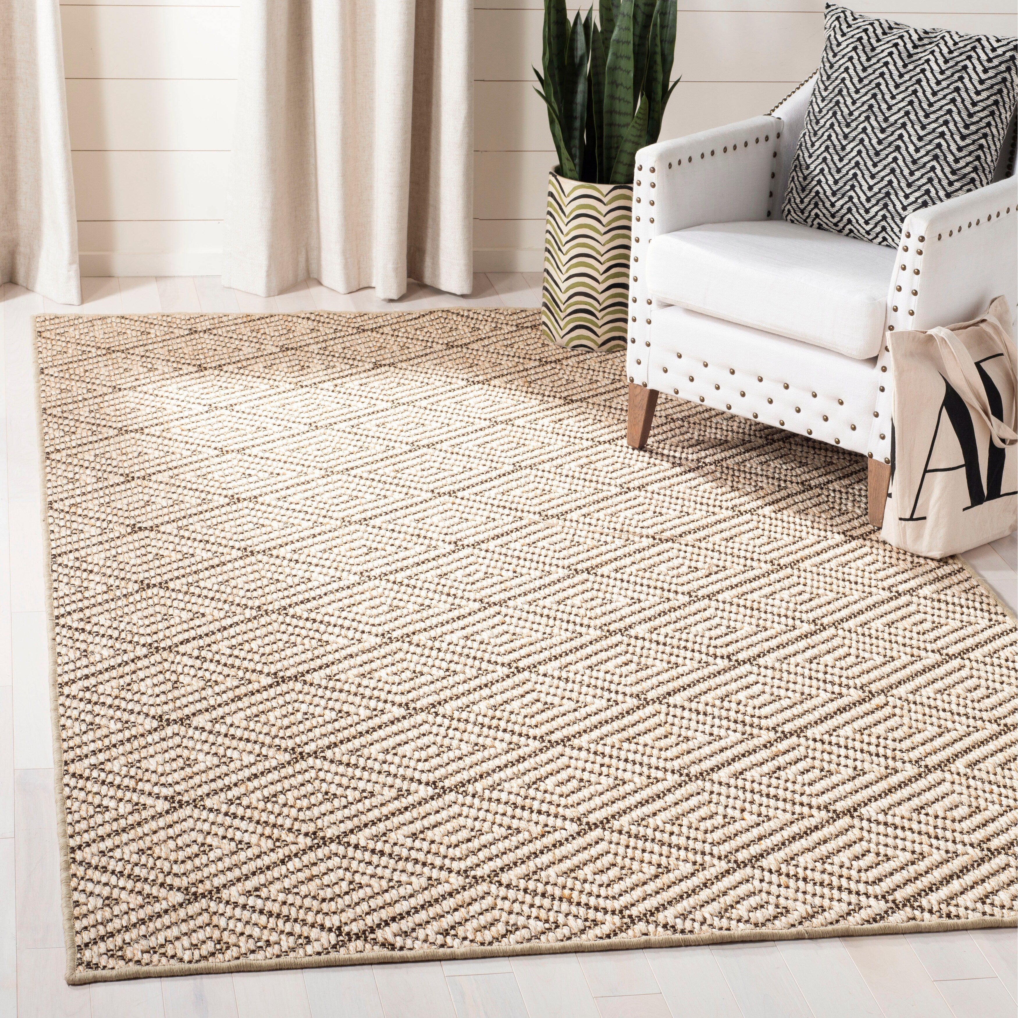 Tapis en sisal moderne SAFAVIEH Palm Beach Vennie