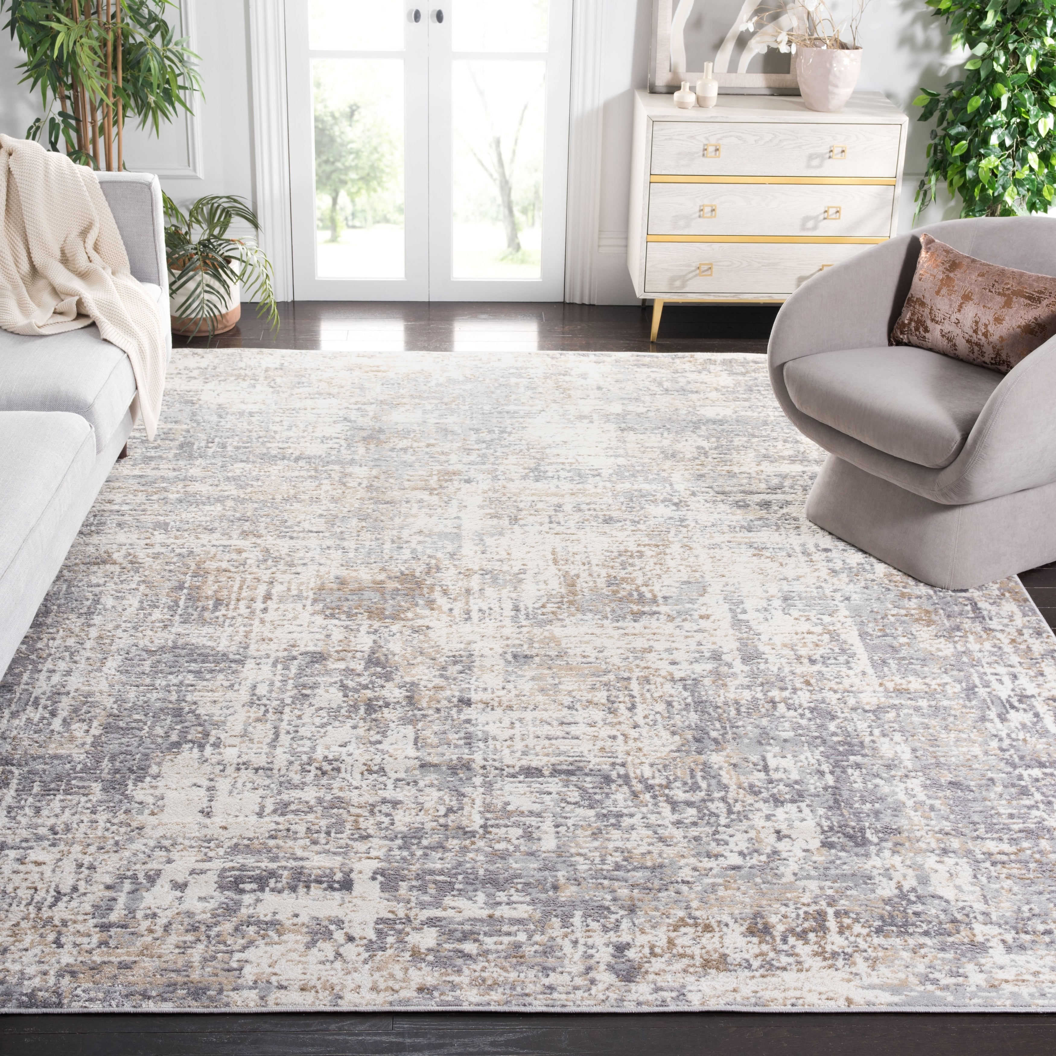 Tapis abstrait moderne SAFAVIEH Shivan Remziye