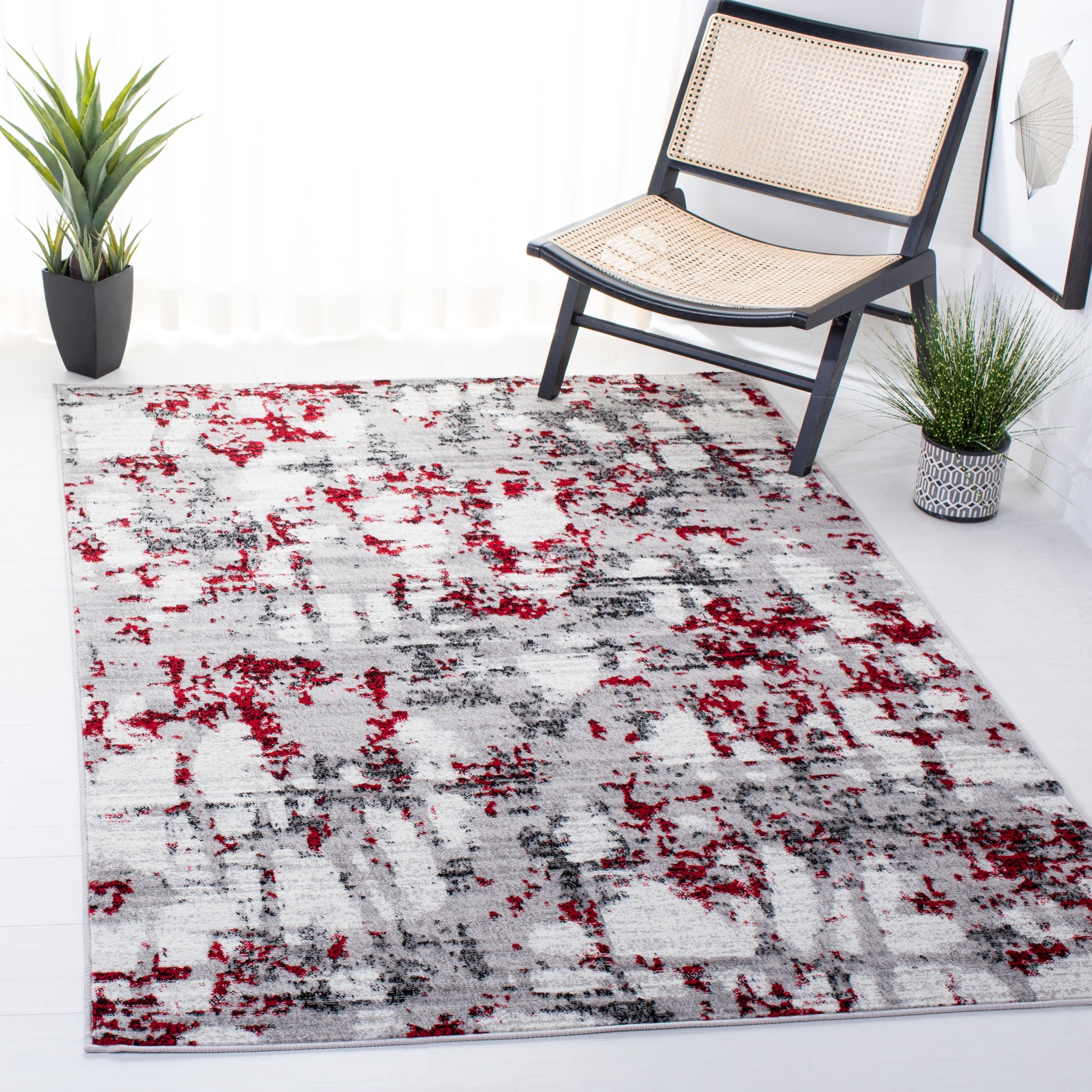 SAFAVIEH Tapis abstrait moderne Skyler Jossie