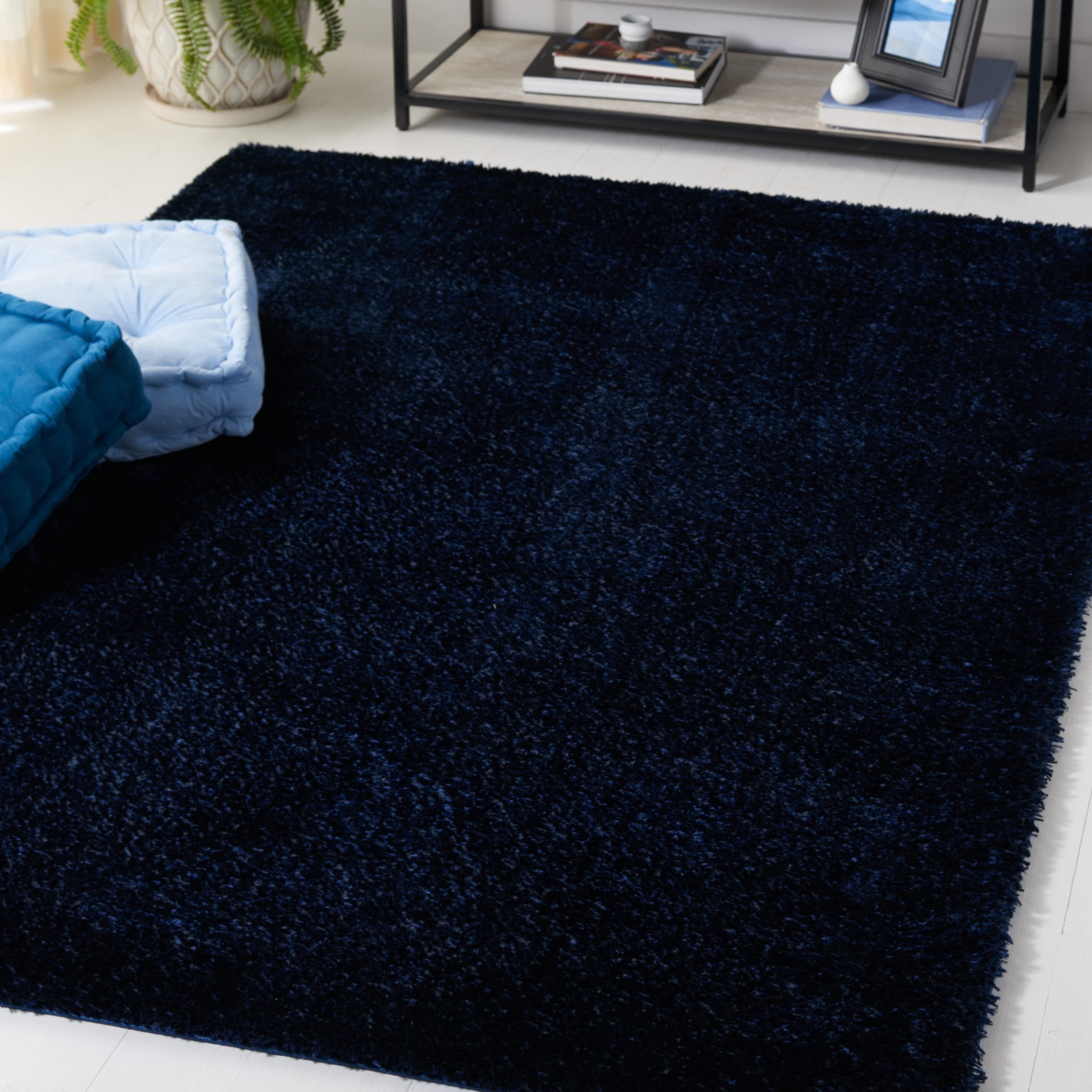 Tapis SAFAVIEH Tahoe Shag Indiana solide de 1,2 pouce d'épaisseur