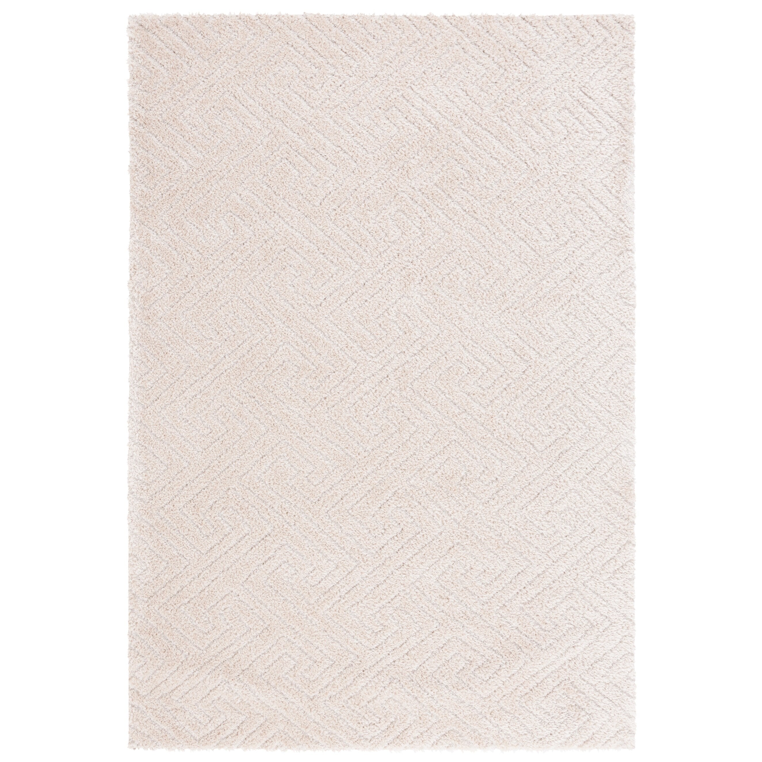 Tapis géométrique SAFAVIEH Tahoe Shag Lisjana de 1,2 pouce d'épaisseur