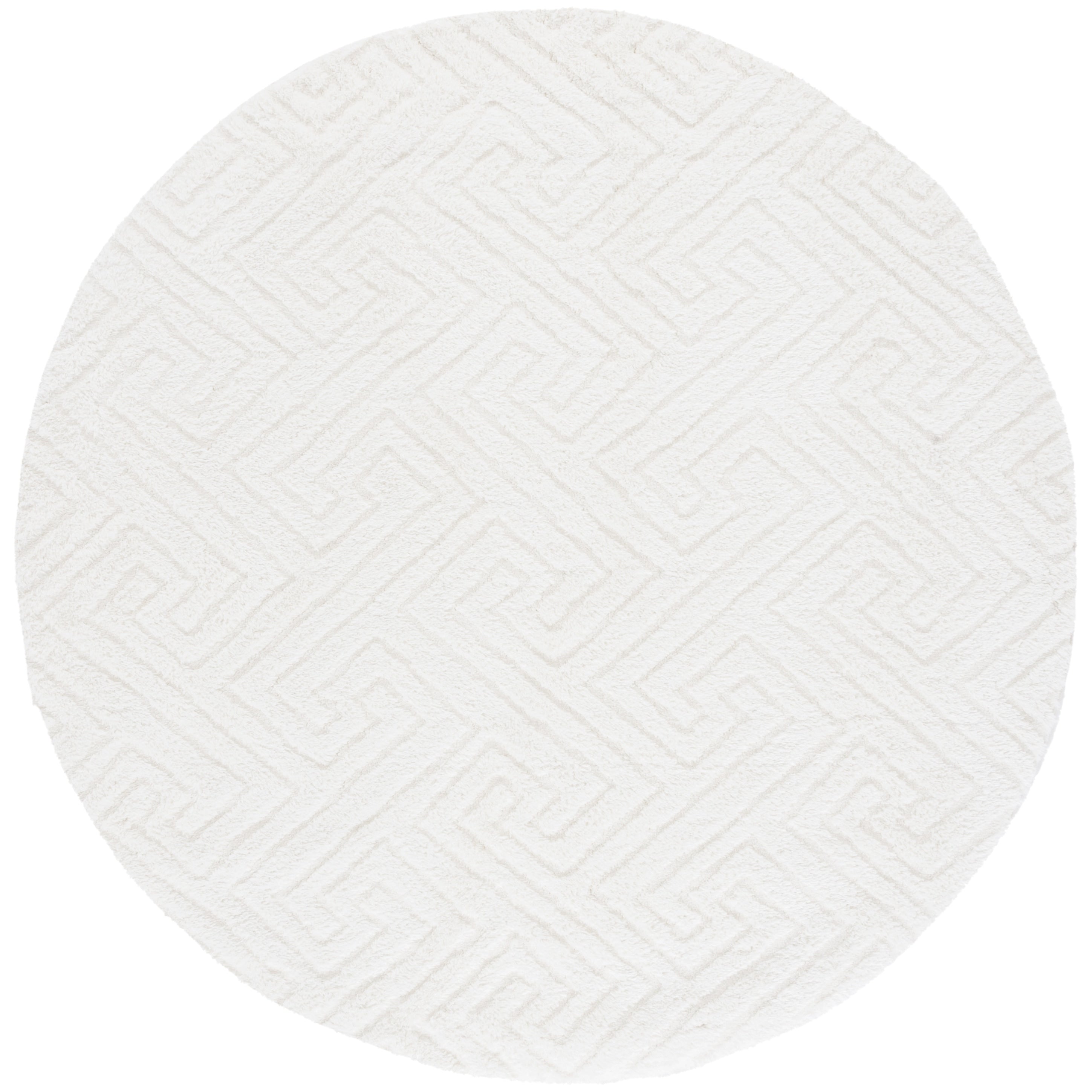 Tapis géométrique SAFAVIEH Tahoe Shag Lisjana de 1,2 pouce d'épaisseur