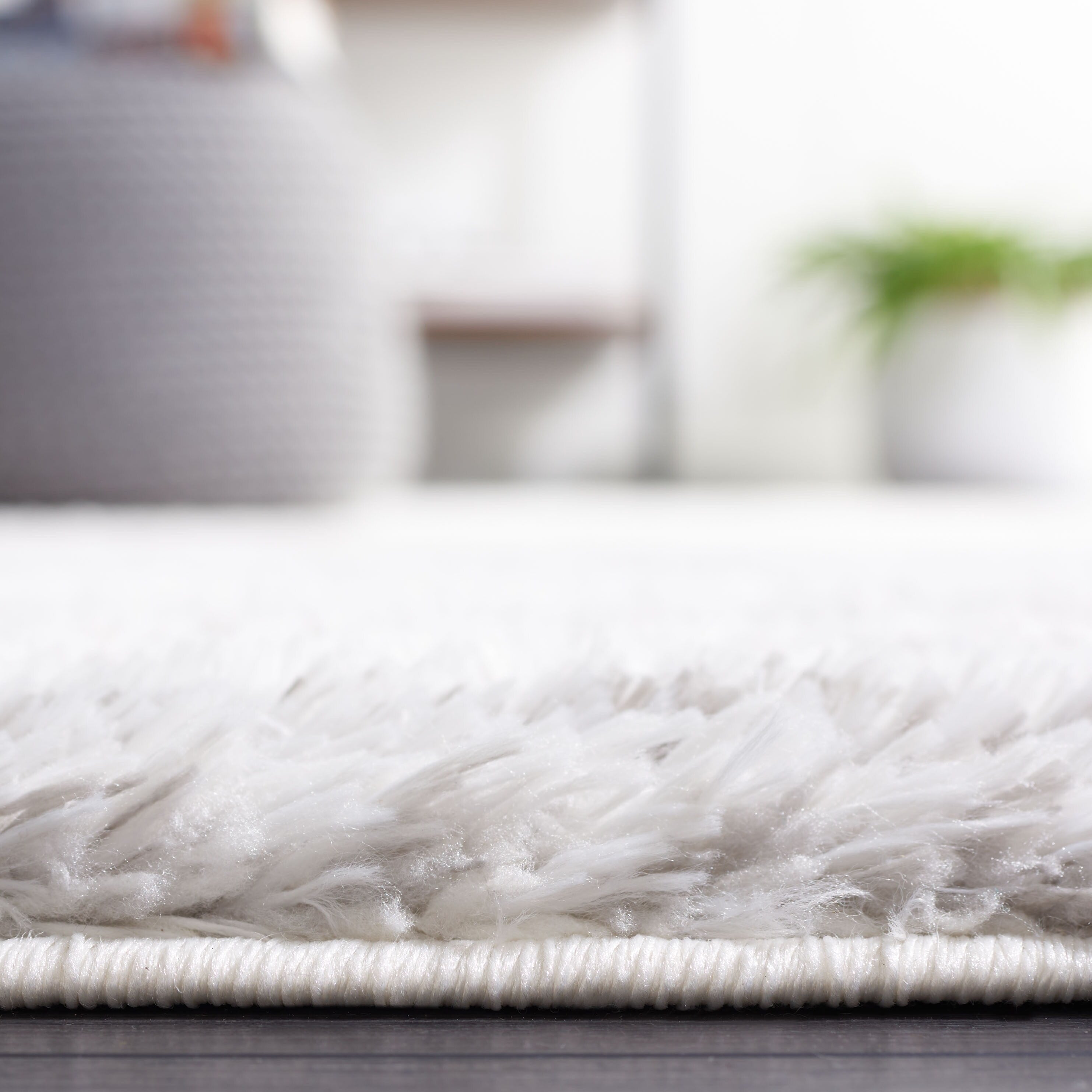 Tapis abstrait SAFAVIEH Tahoe Shag Mahala de 1,2 pouce d'épaisseur