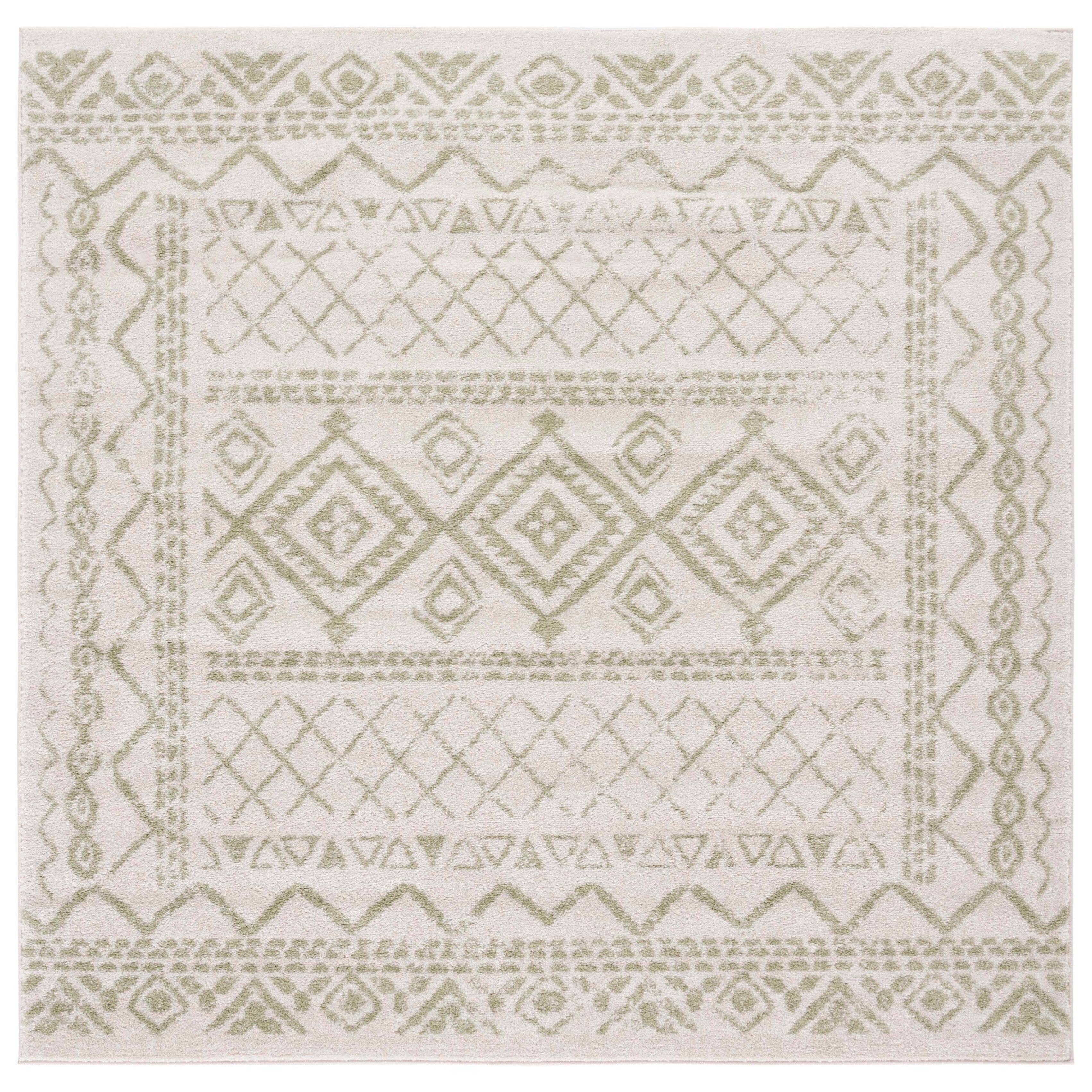 Tapis rustique marocain bohème tribal vieilli SAFAVIEH Tulum Hinnertje