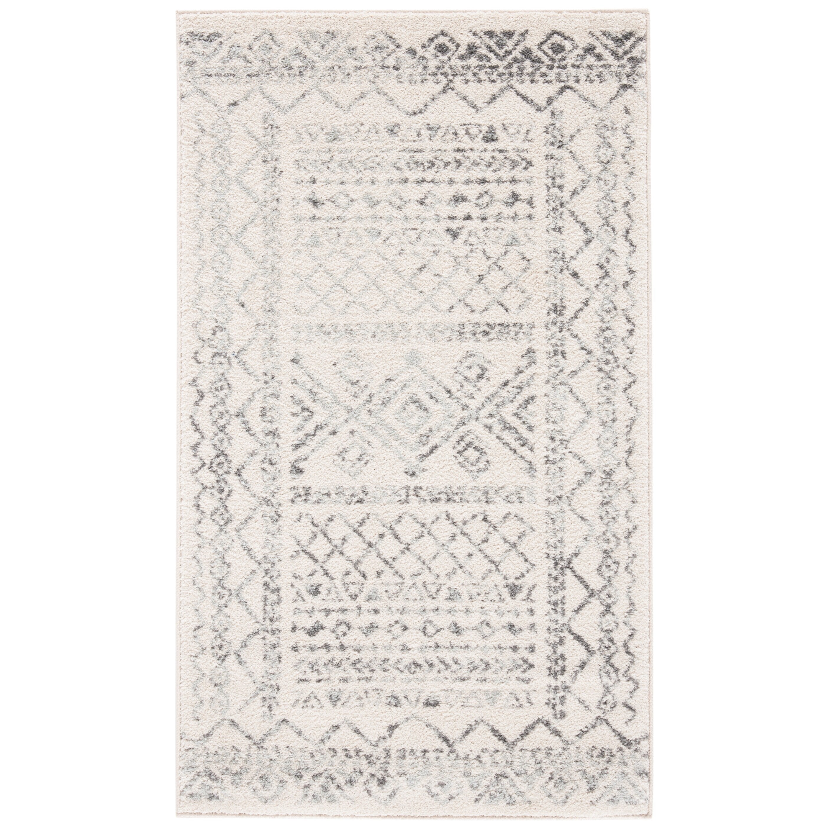 Tapis rustique marocain bohème tribal vieilli SAFAVIEH Tulum Hinnertje