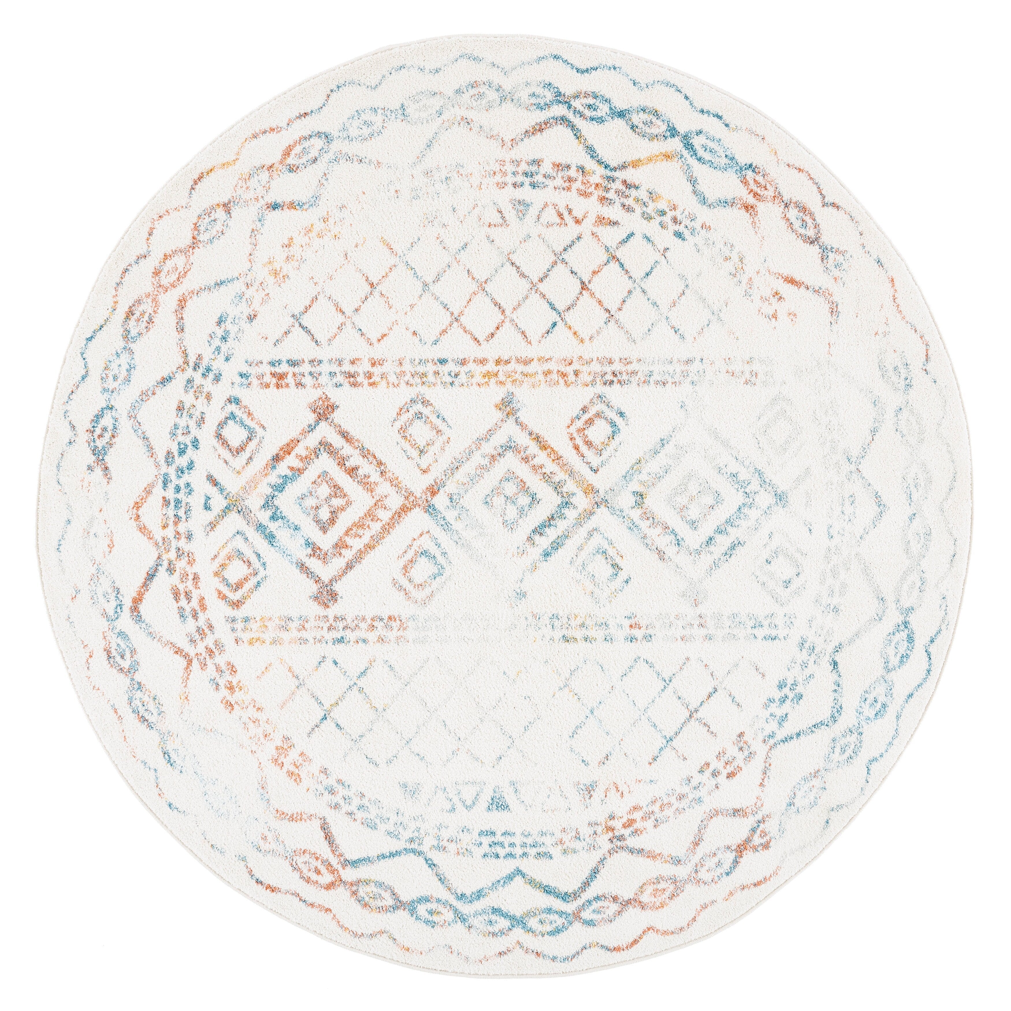 Tapis rustique marocain bohème tribal vieilli SAFAVIEH Tulum Hinnertje