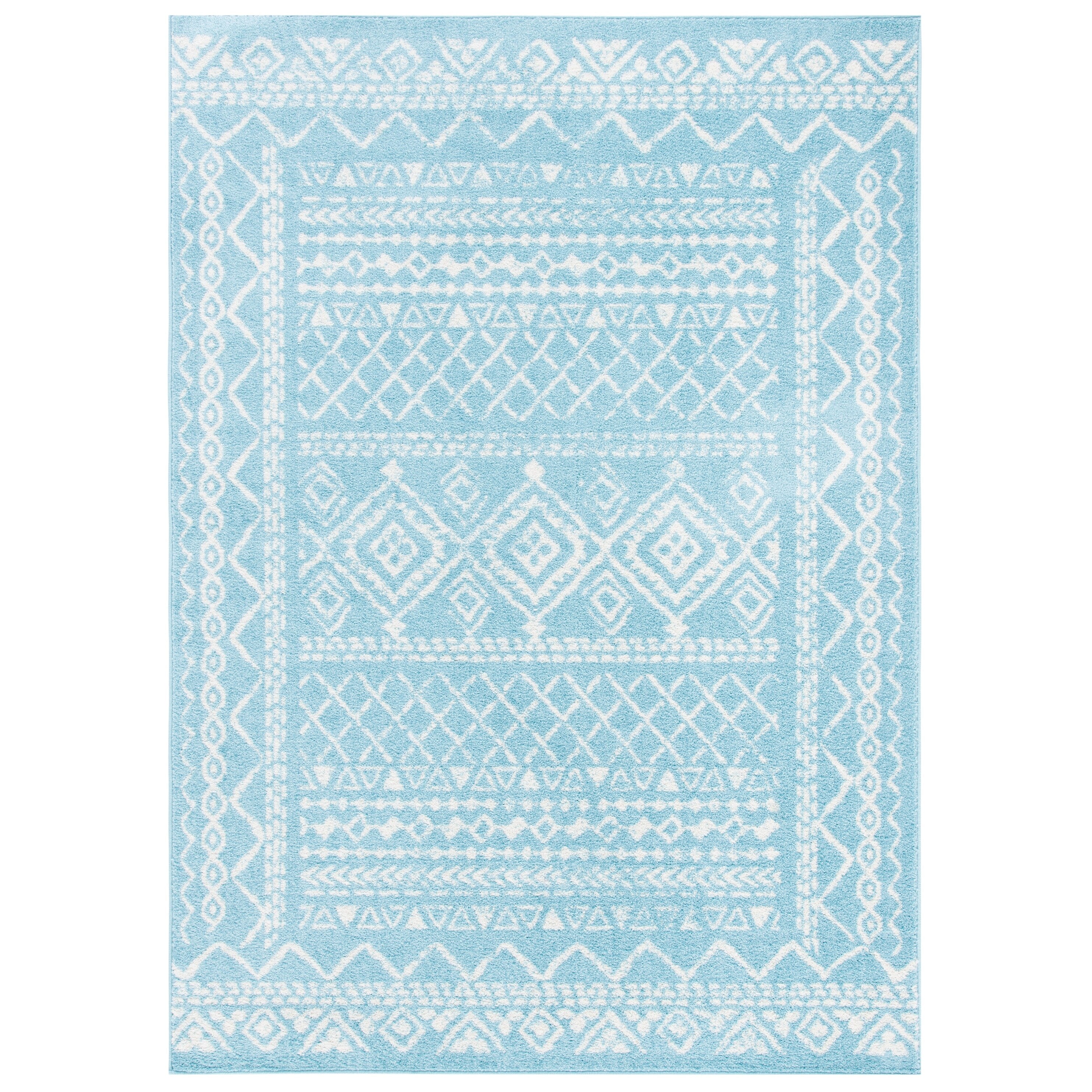 Tapis rustique marocain bohème tribal vieilli SAFAVIEH Tulum Hinnertje