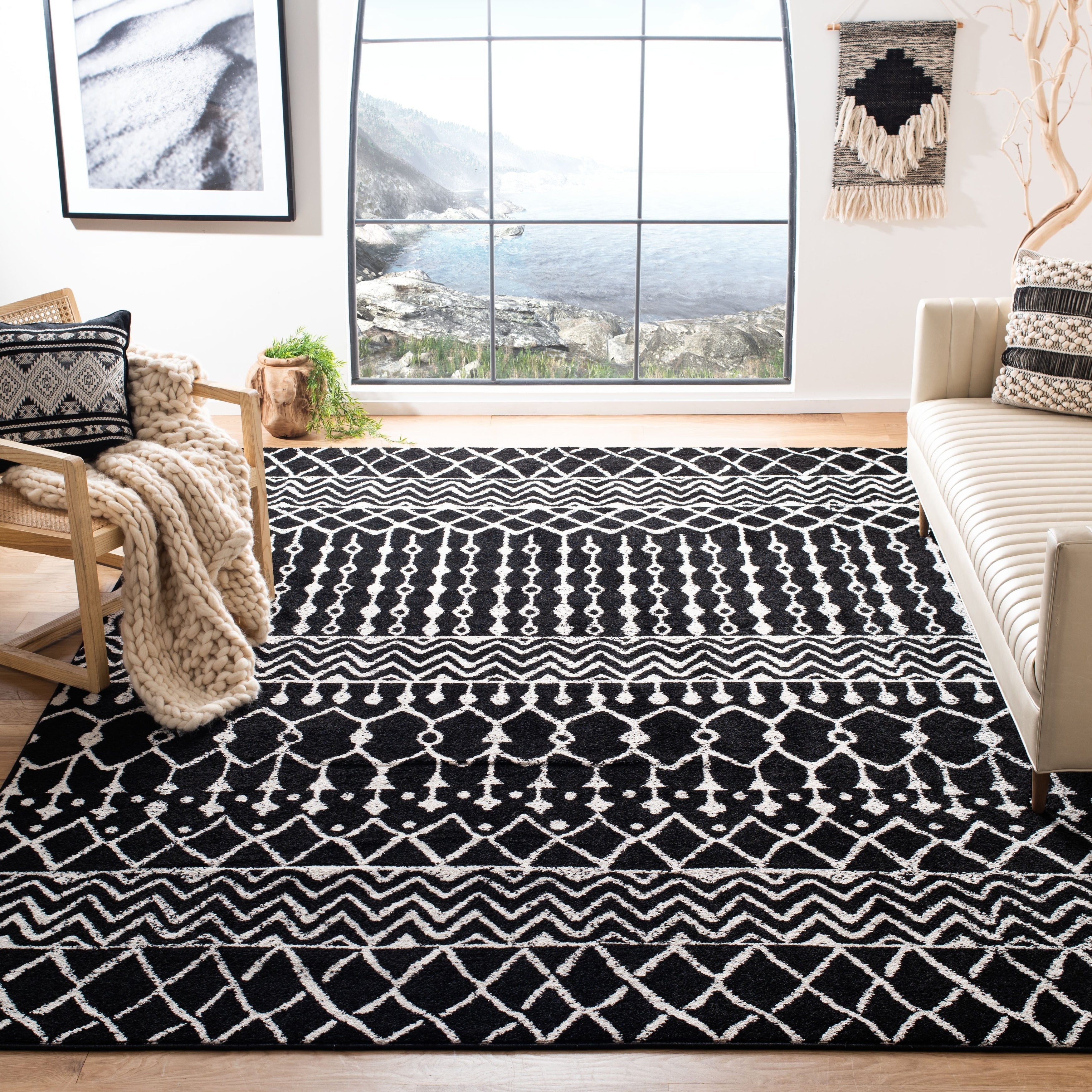 Tapis tribal bohème marocain SAFAVIEH Tulum Metta
