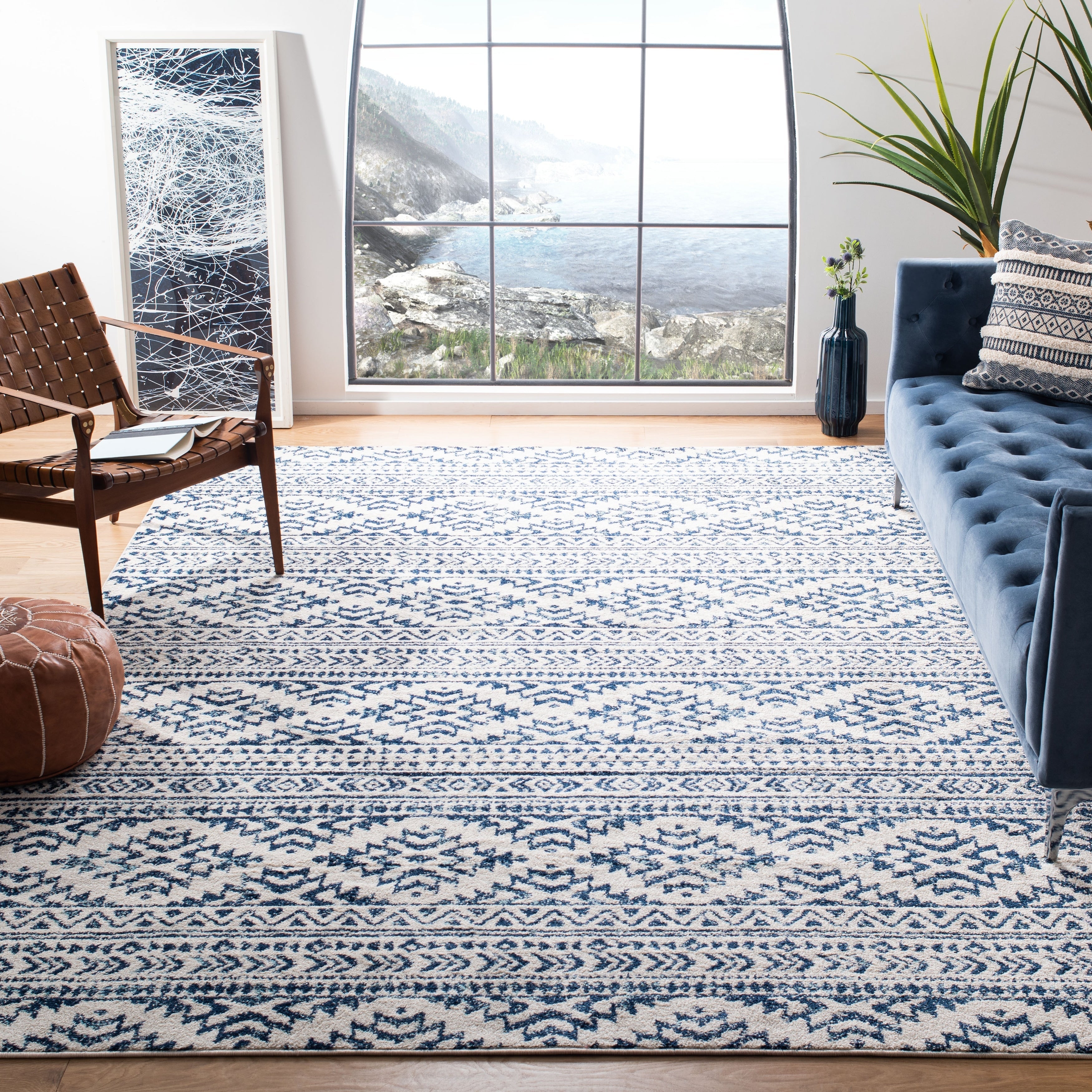 Tapis marocain bohème chic SAFAVIEH Tulum Vetuta