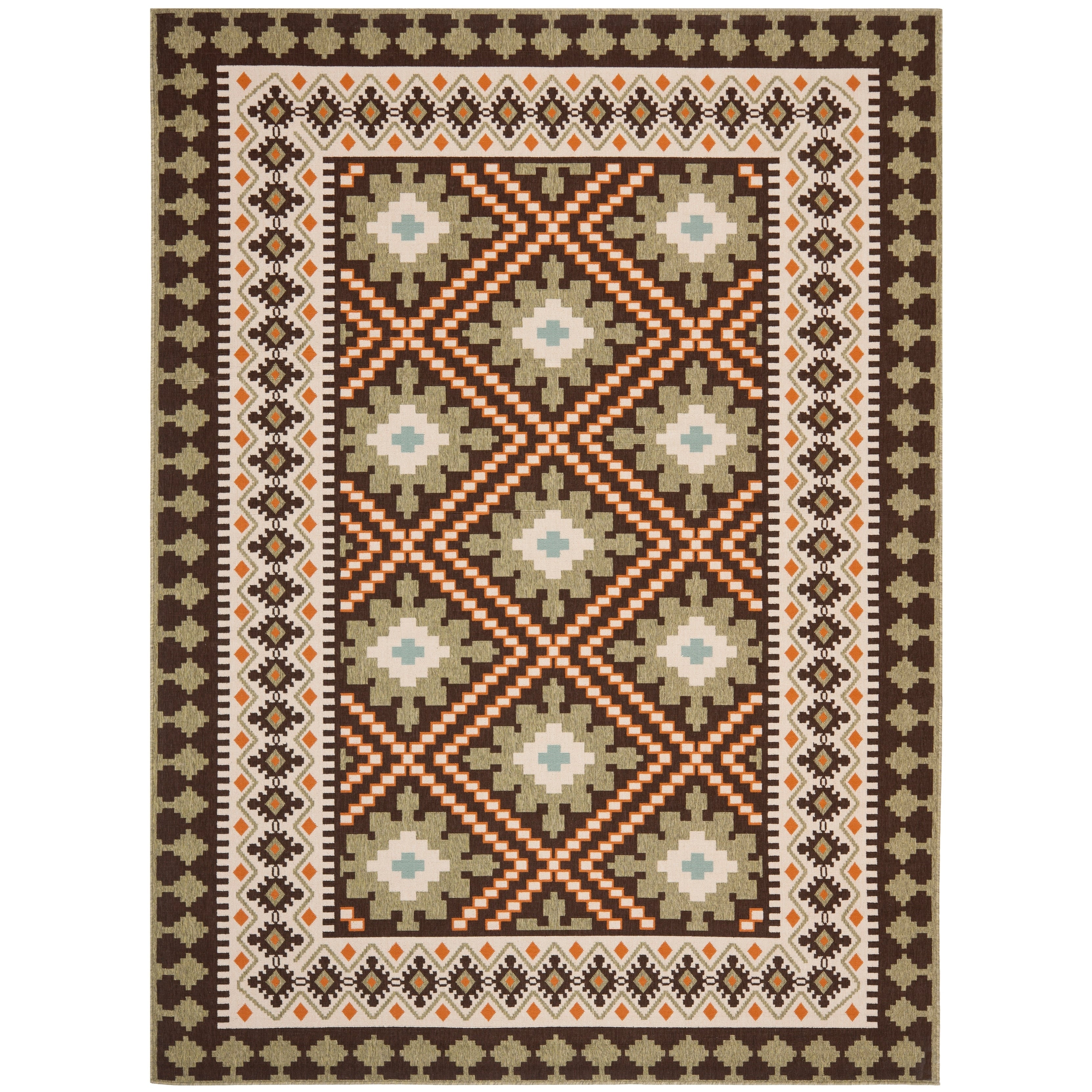 Tapis de jardin imperméable pour intérieur/extérieur SAFAVIEH Veranda Rita