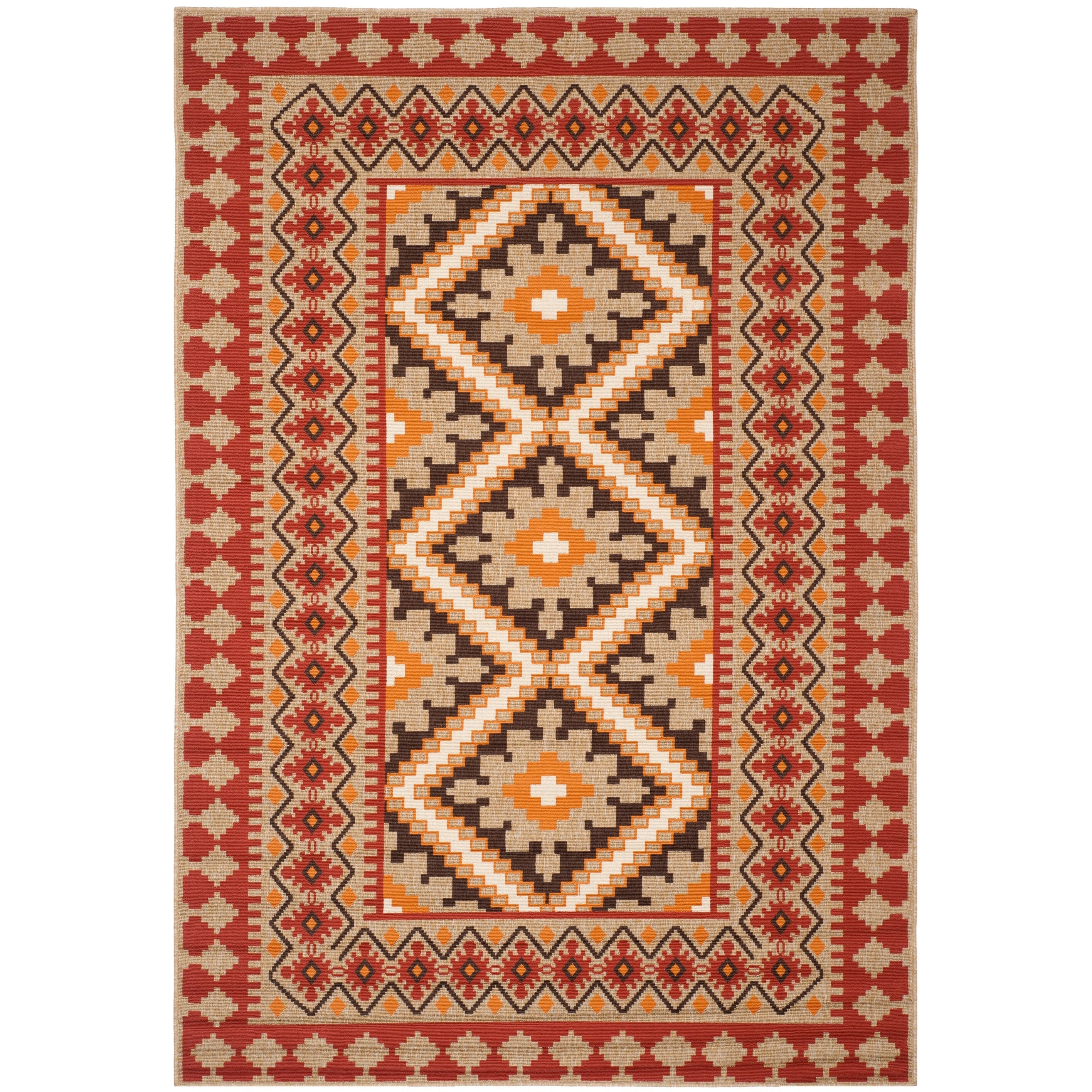 Tapis de jardin imperméable pour intérieur/extérieur SAFAVIEH Veranda Rita