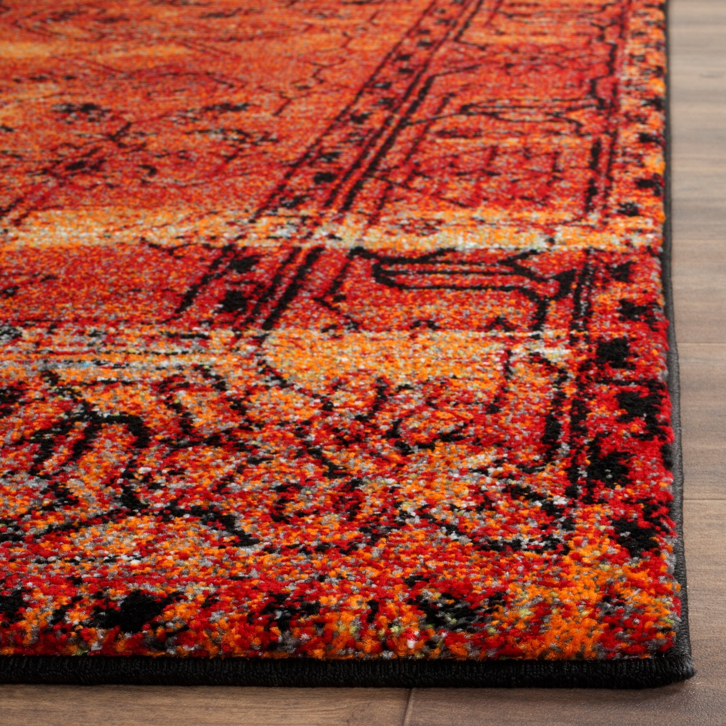Tapis oriental vintage Hamadan Selma de SAFAVIEH, effet vieilli