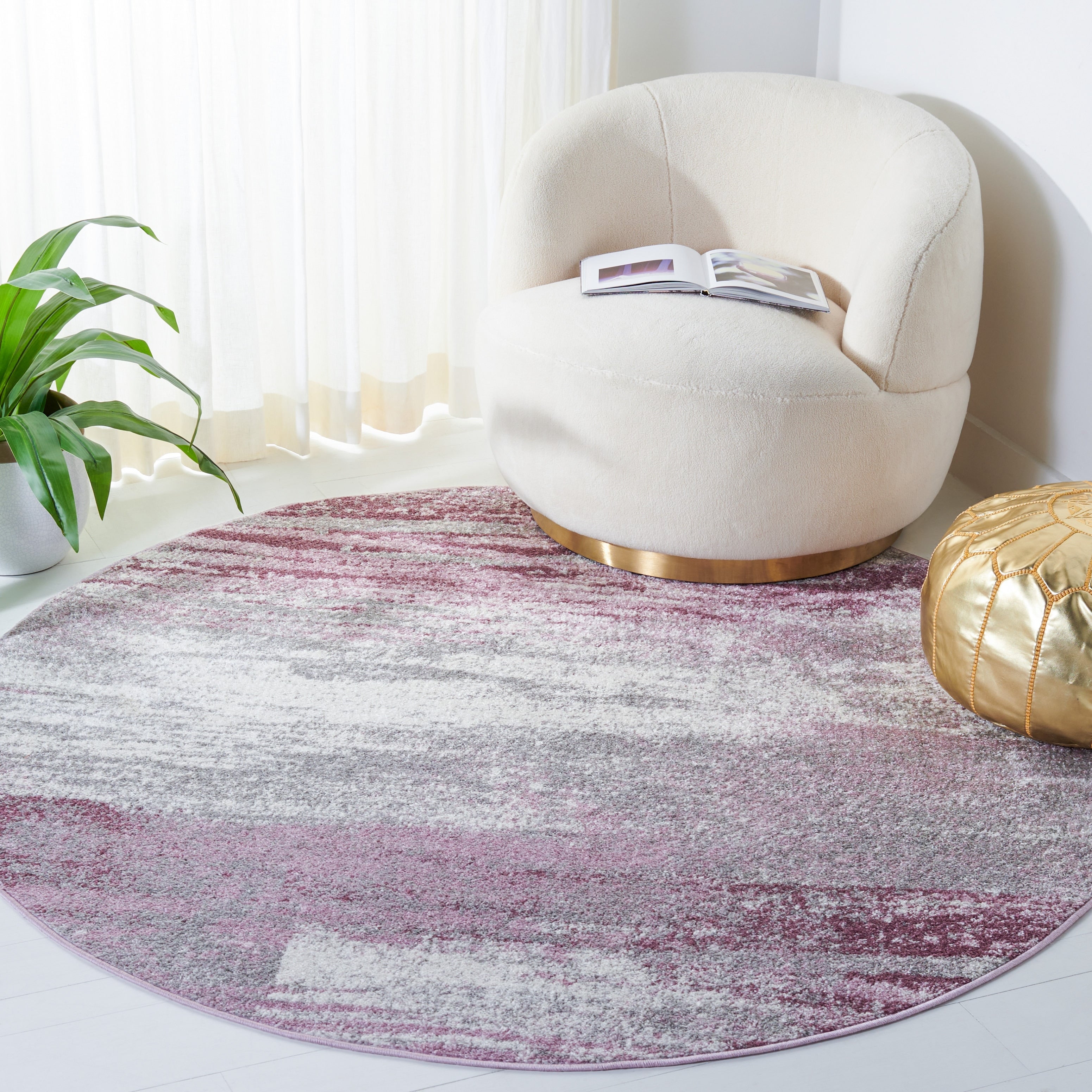 SAFAVIEH, Tapis abstrait moderne Adirondack Allegonda