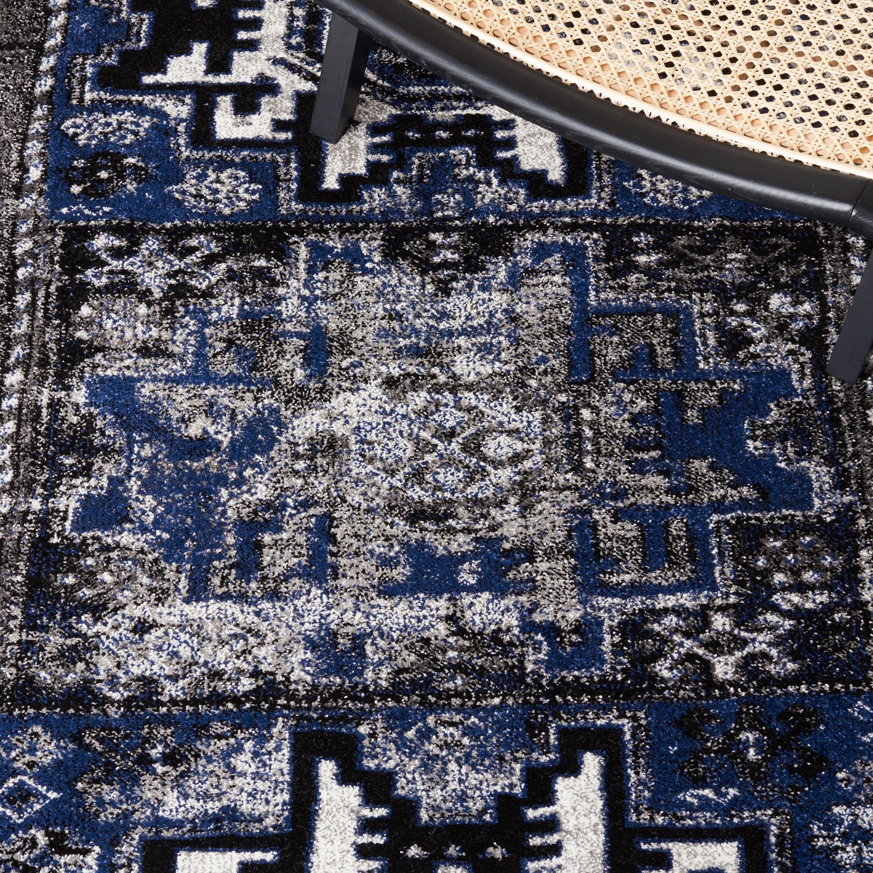 SAFAVIEH, Tapis Oriental Vintage Hamadan Lilla en détresse