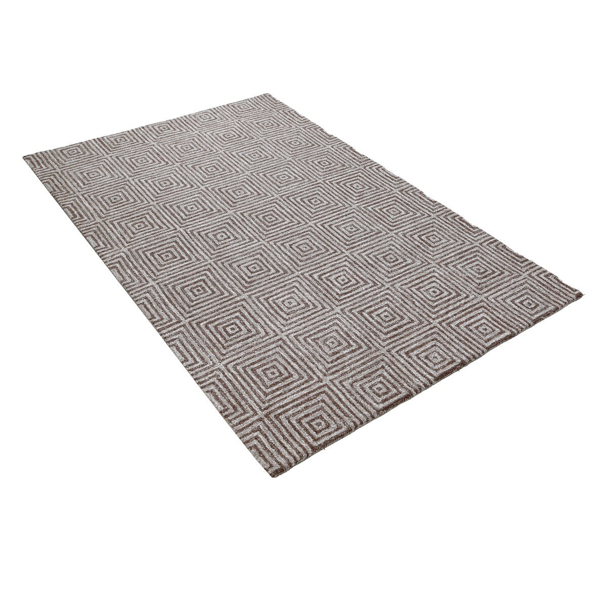 Tapis de luxe en laine abstraite fait main de George Towne Living Sara