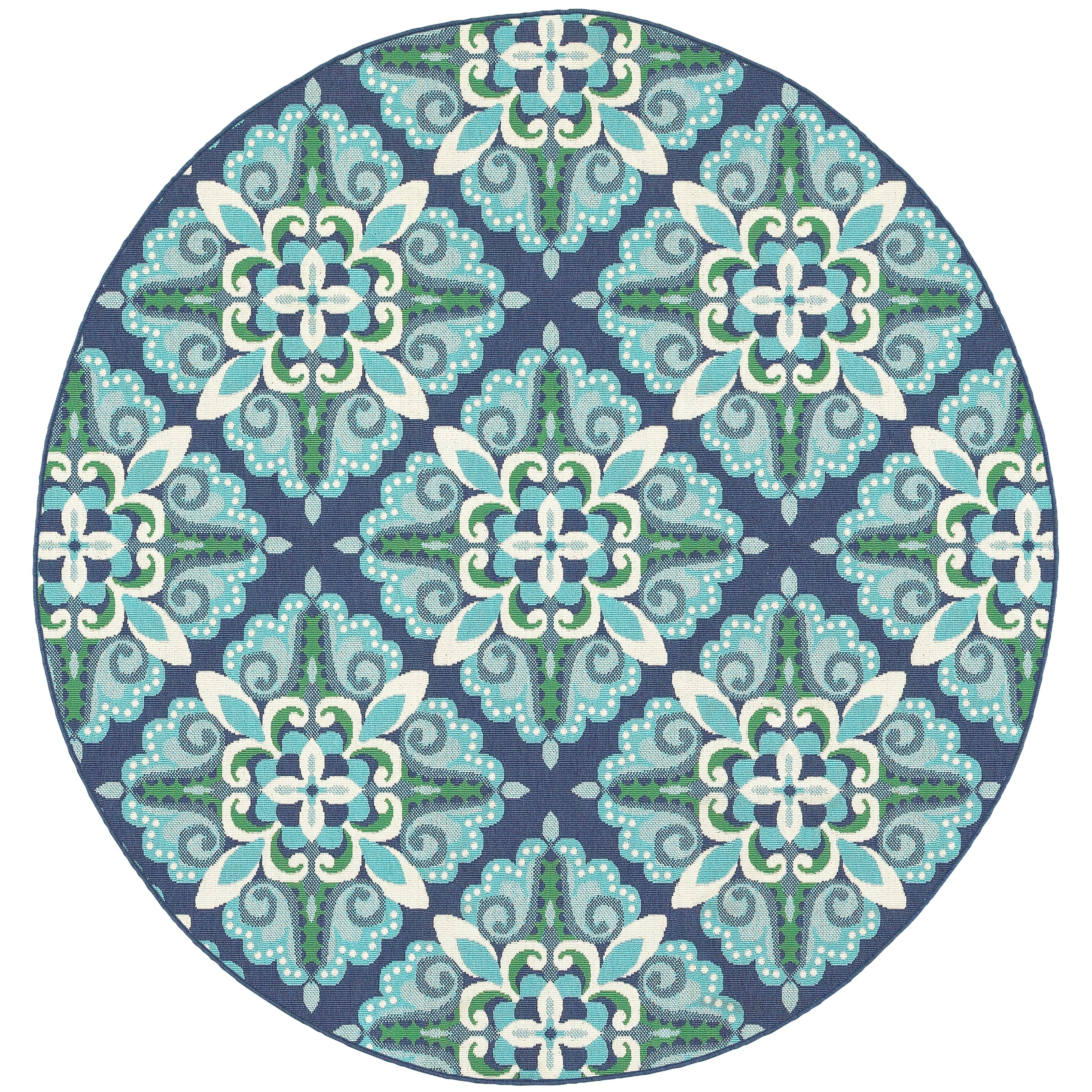 Tapis d'intérieur et d'extérieur Style Haven Martinque Medallion-
