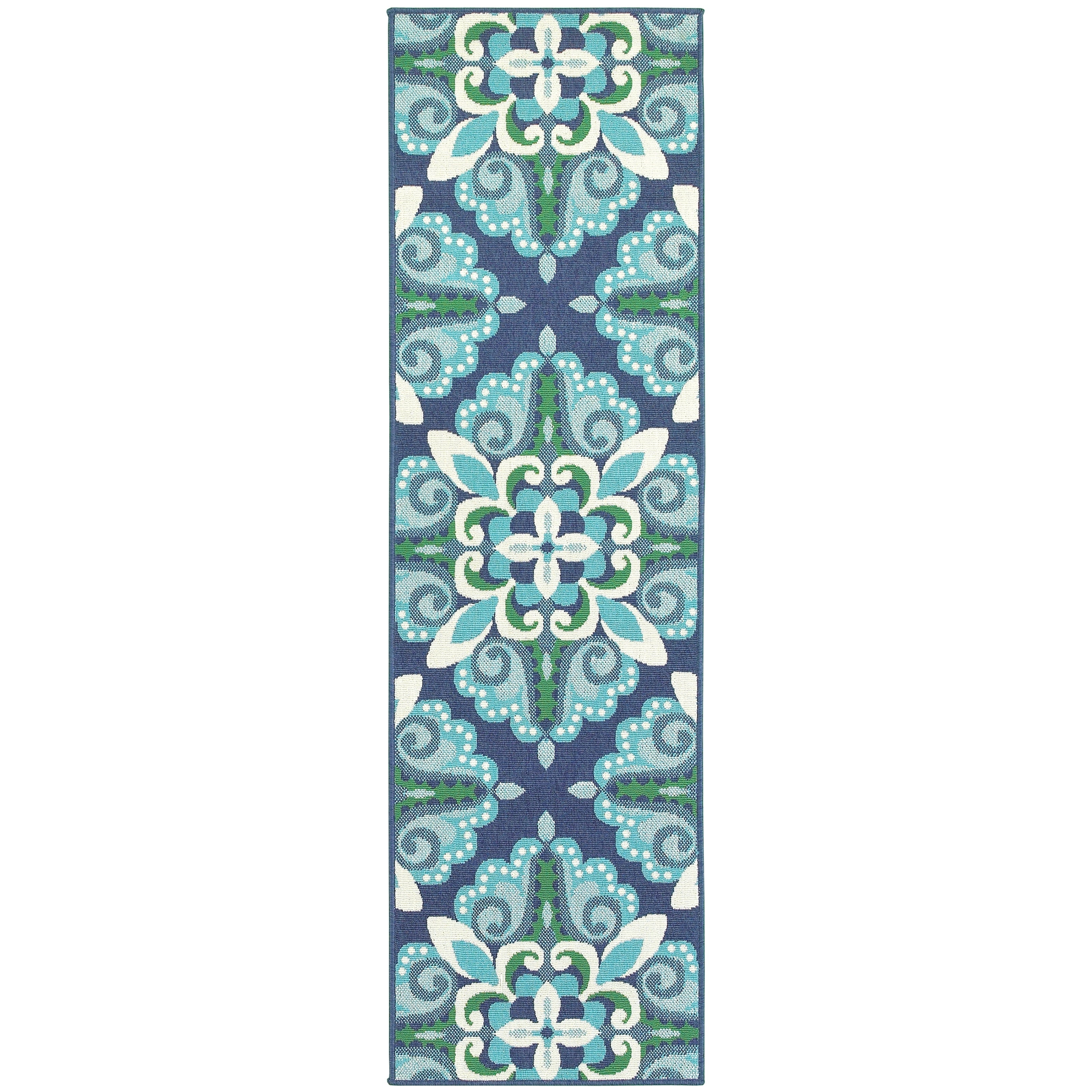 Tapis d'intérieur et d'extérieur Style Haven Martinque Medallion-