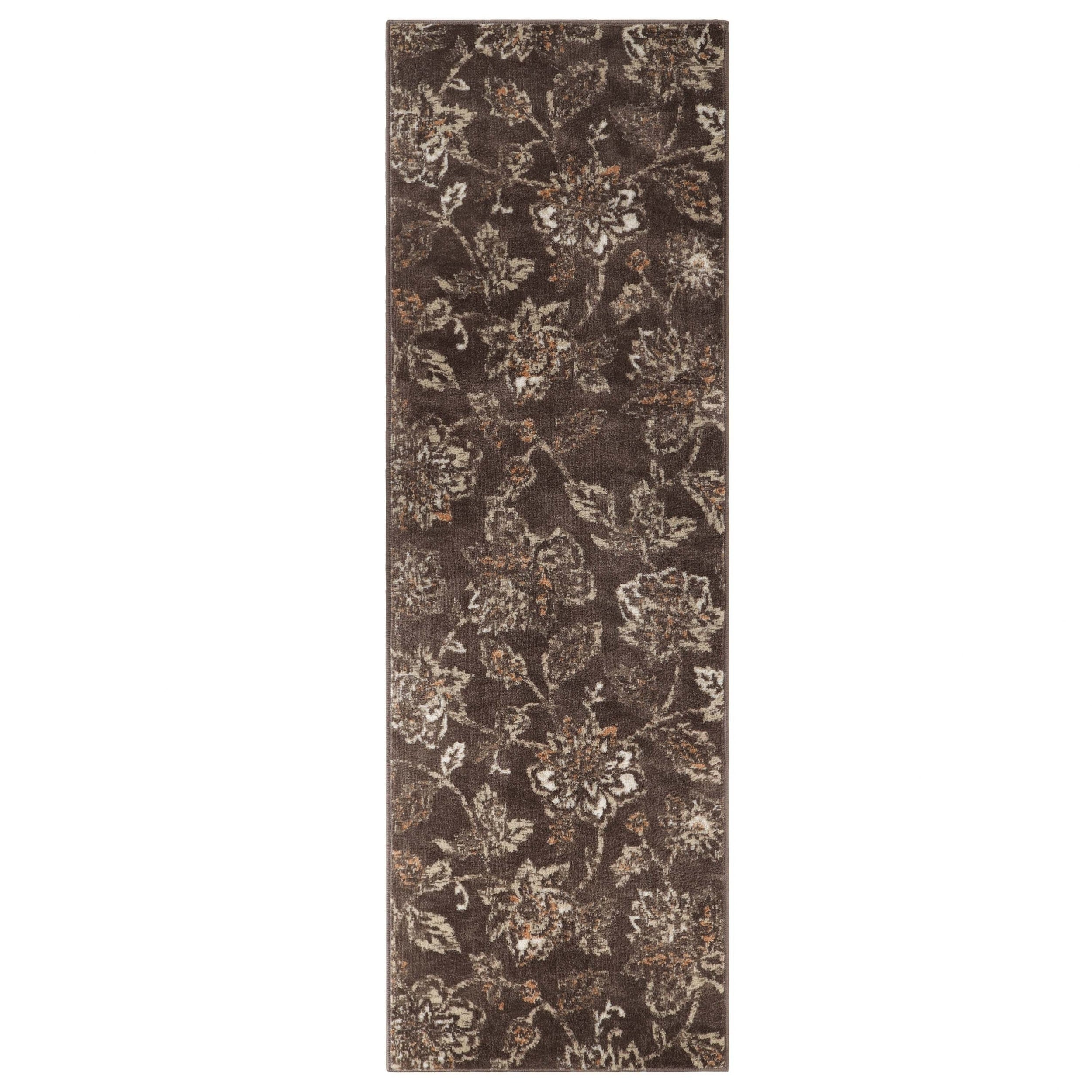 Tapis d'intérieur floral de style ferme jacobéen de qualité supérieure