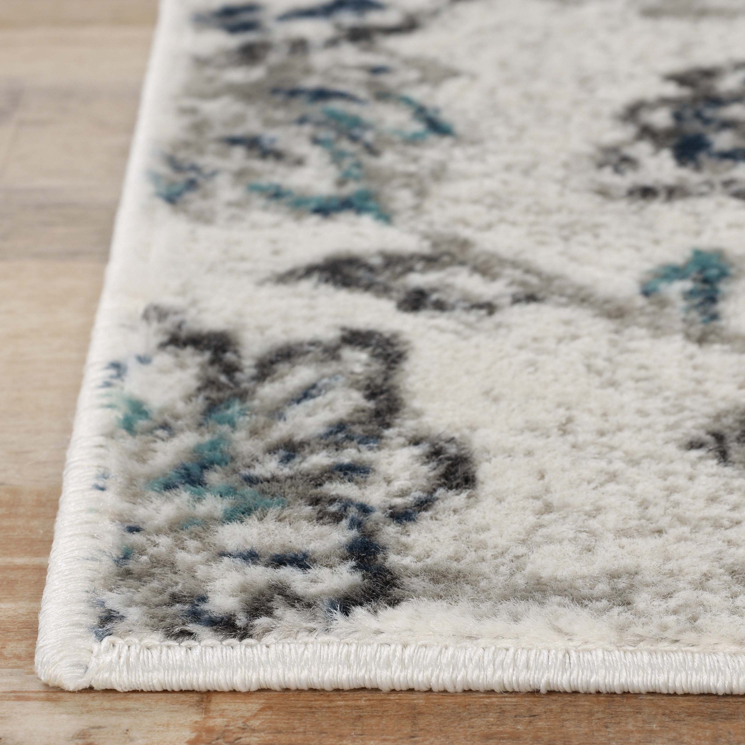 Tapis d'intérieur floral de style ferme jacobéen de qualité supérieure