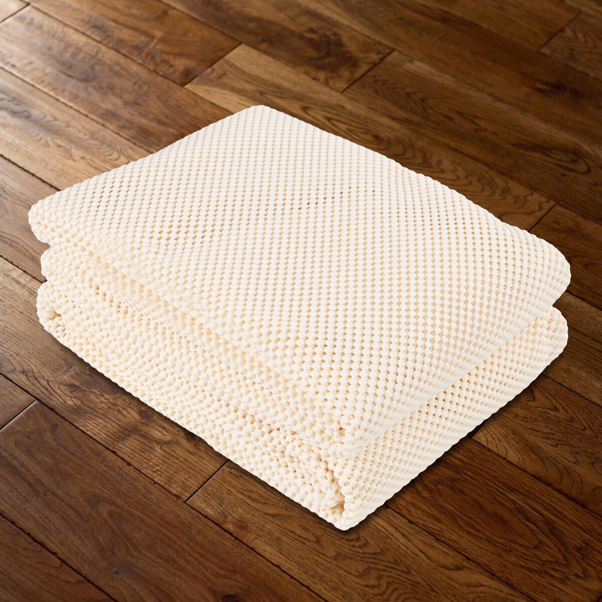 Sous-tapis d'intérieur réversible et antidérapant en mousse Rio de qualité supérieure - Crème