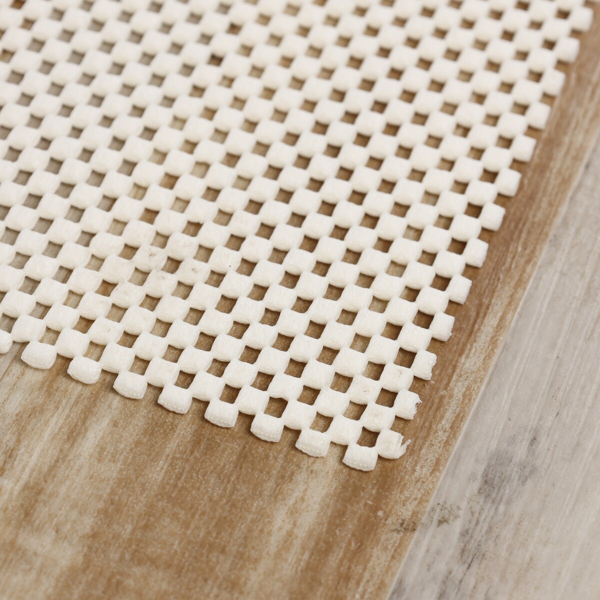Sous-tapis d'intérieur réversible et antidérapant en mousse Rio de qualité supérieure - Crème