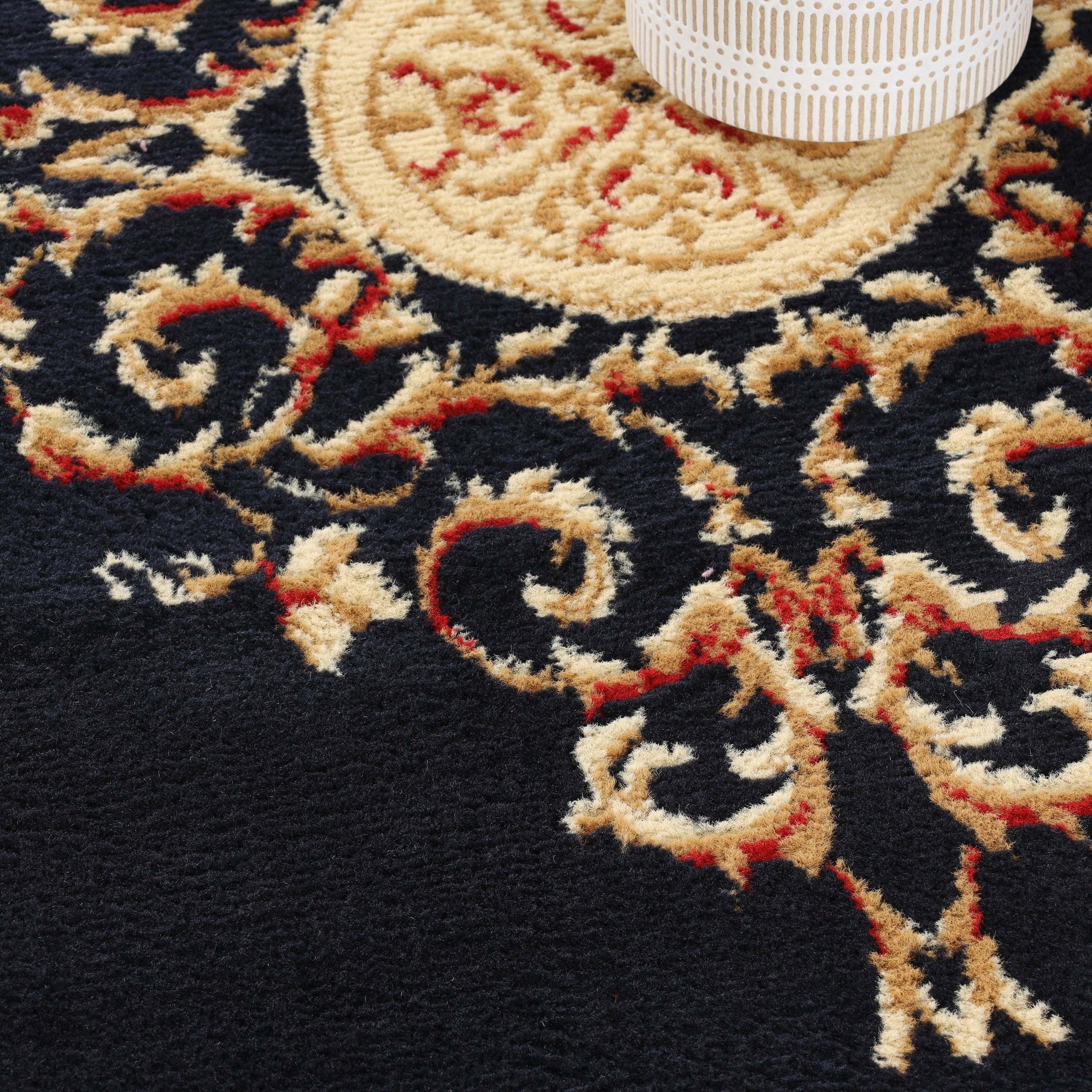 Grand tapis d'intérieur traditionnel de qualité supérieure