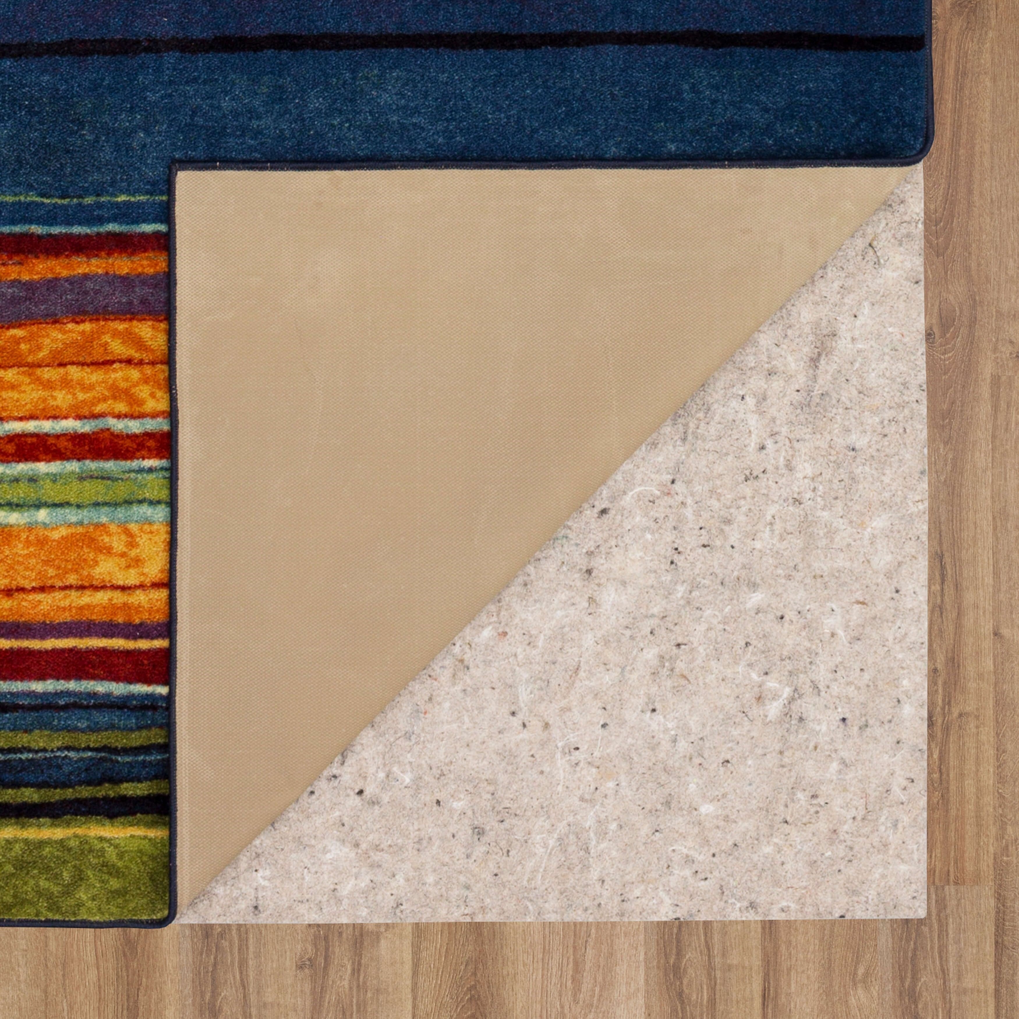 Tapis bohème rayé multicolore Sultan Nomad Curated