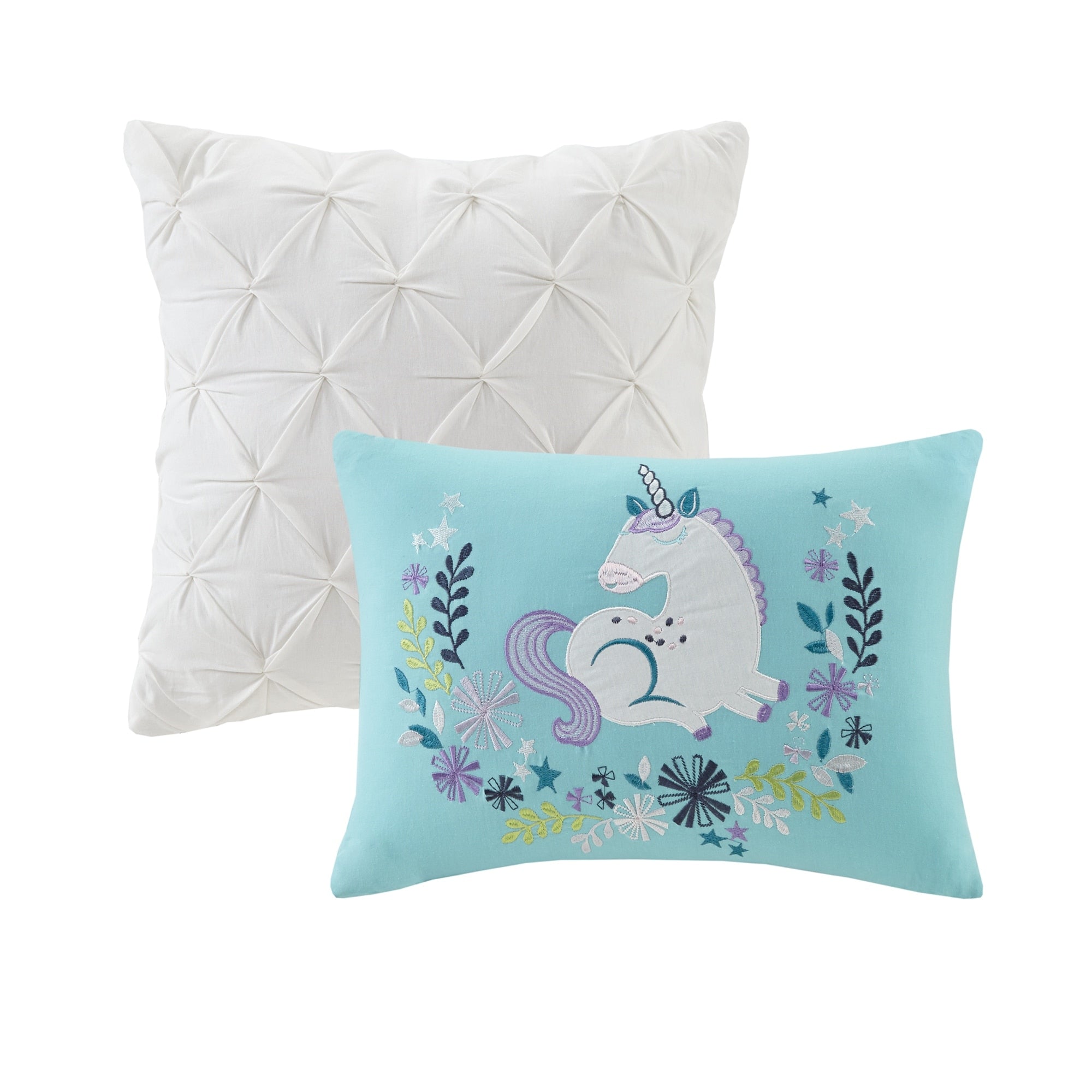 Parure de lit en coton Ella Unicorn pour enfants au design intelligent