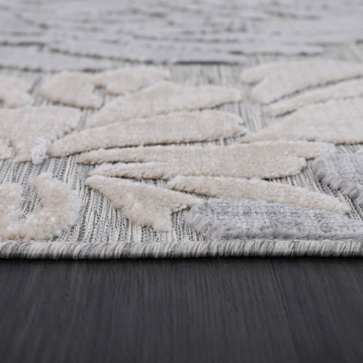 Tapis d'intérieur et d'extérieur à motif floral VILLADECOR, à poils courts et longs, pour terrasse