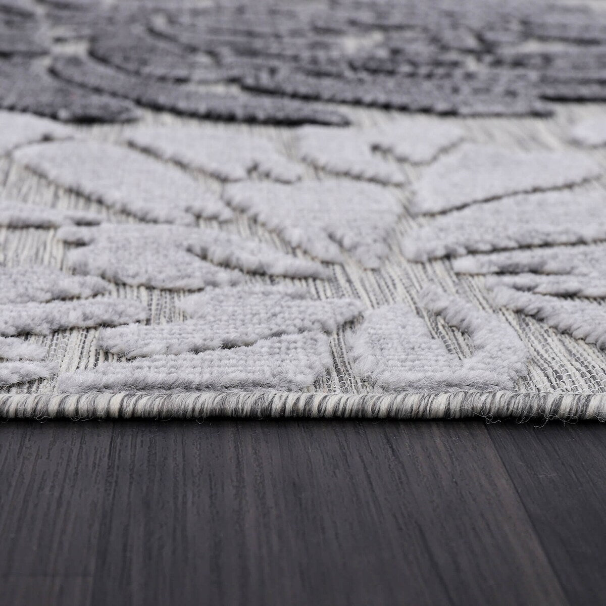 Tapis d'intérieur et d'extérieur à motif floral VILLADECOR, à poils courts et longs, pour terrasse