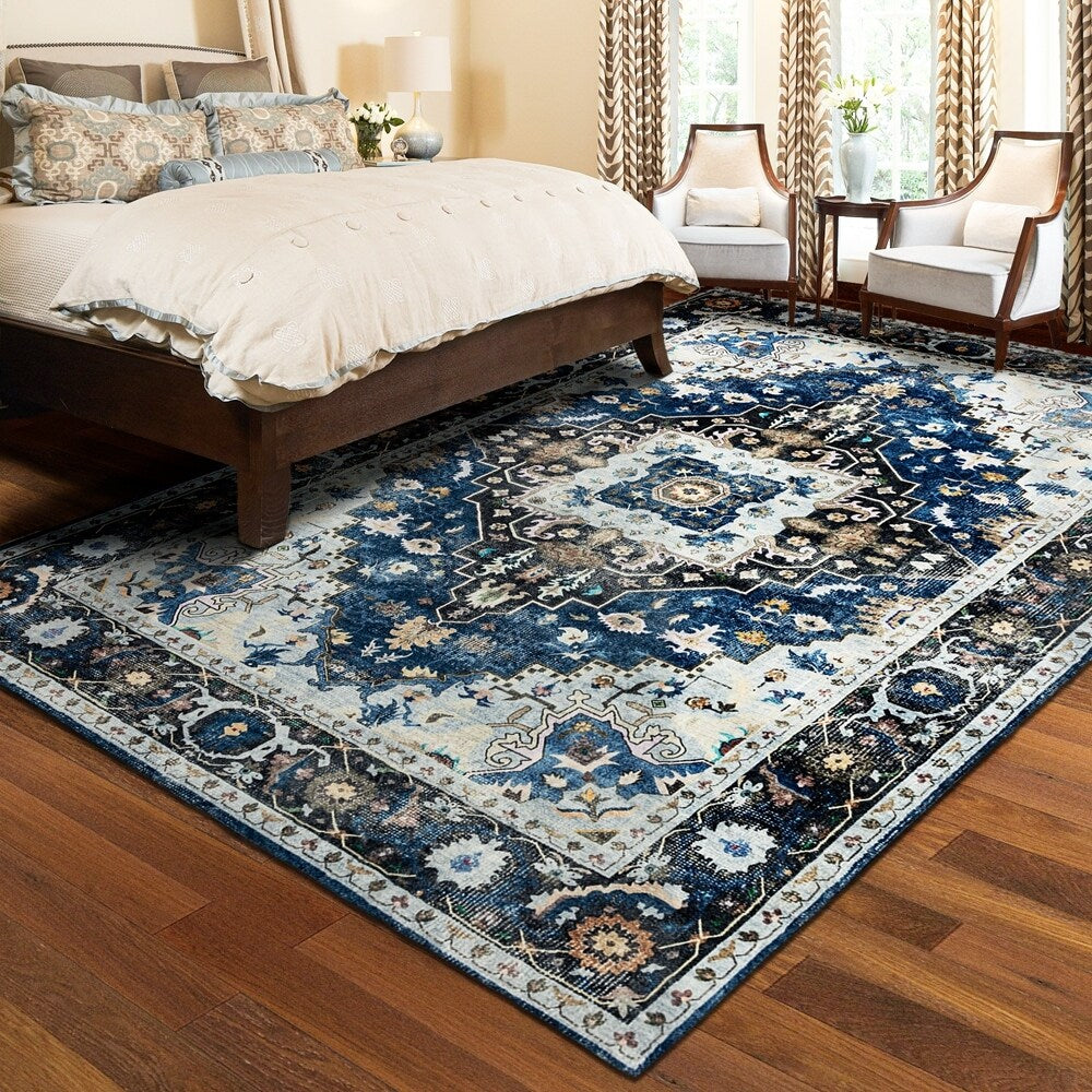 Tapis abstrait moderne vintage